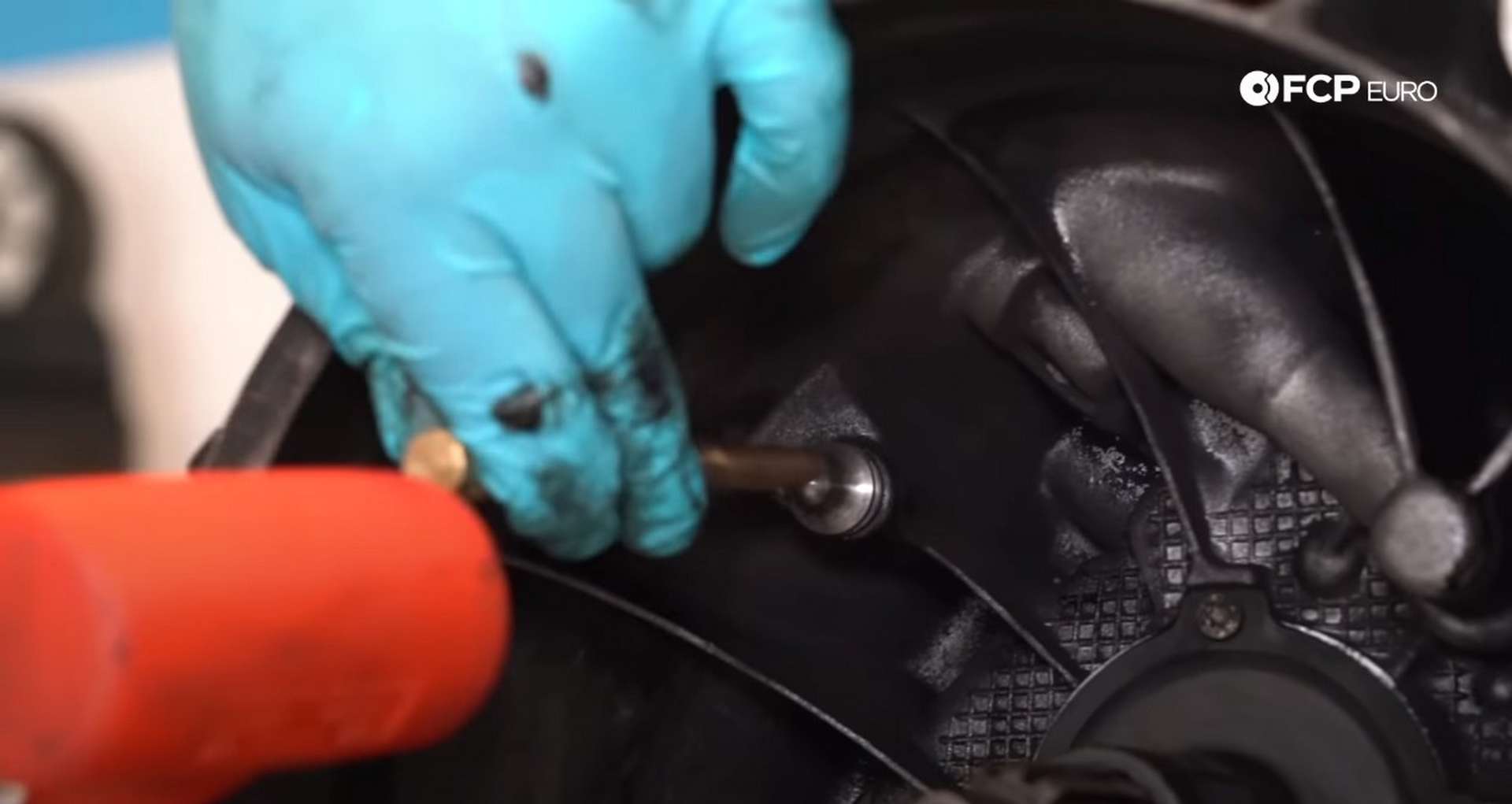 DIY BMW E46 Clutch Replacement clutch fork pivot installation