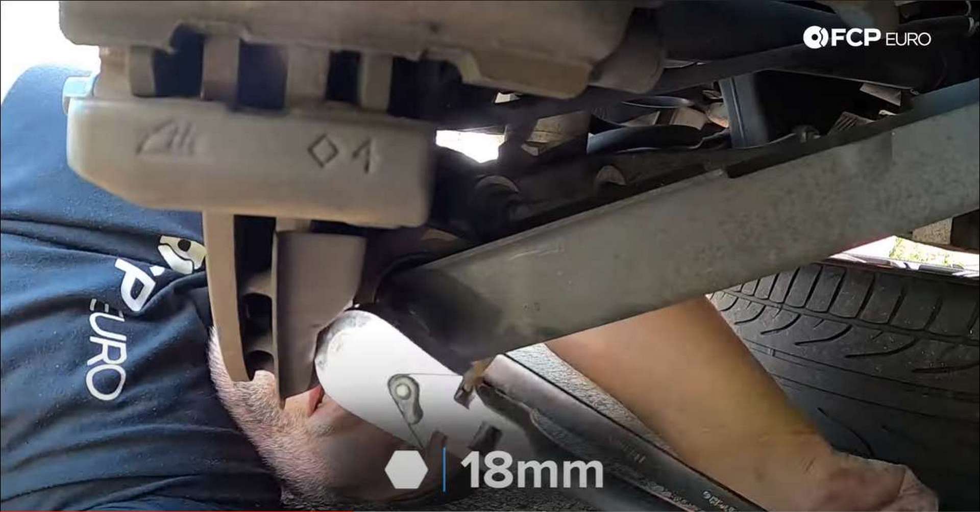 DIY BMW E90 Rear Trailing Arm removing knuckle bolt