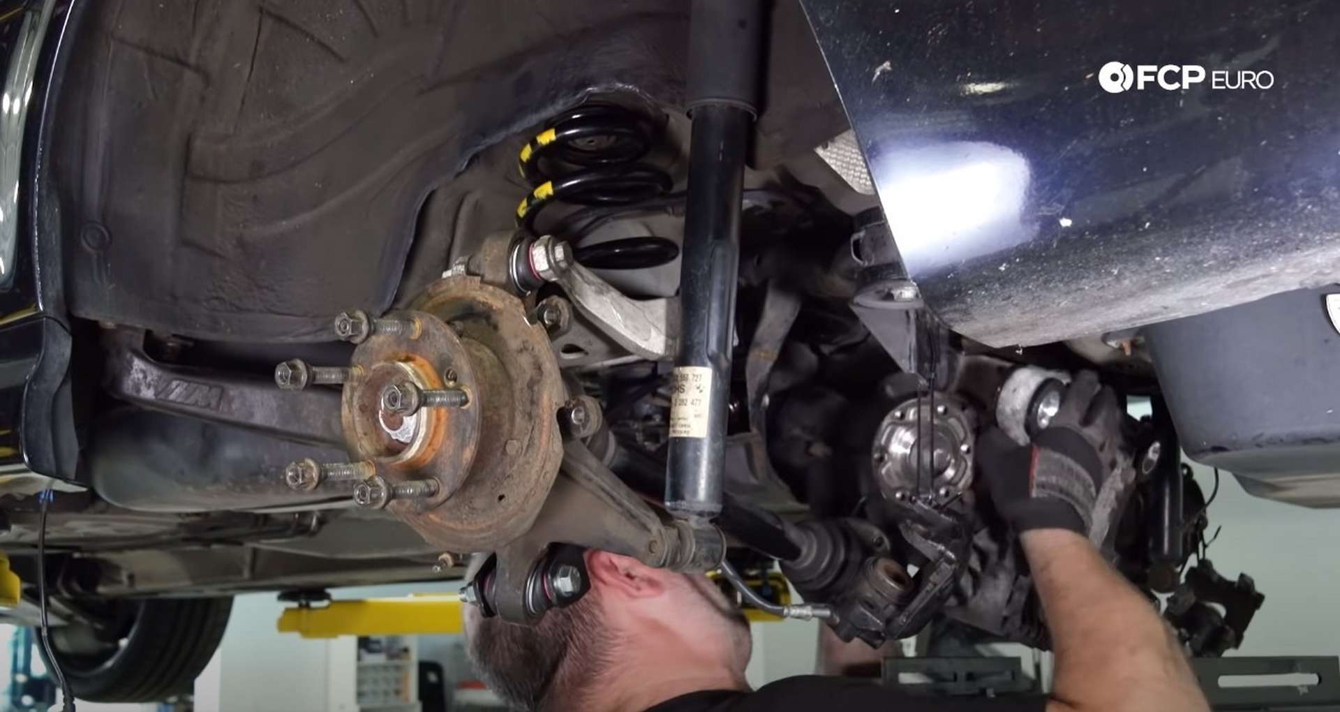 DIY E46 BMW M3 Rear Subframe Refresh Part 3 installing the differential