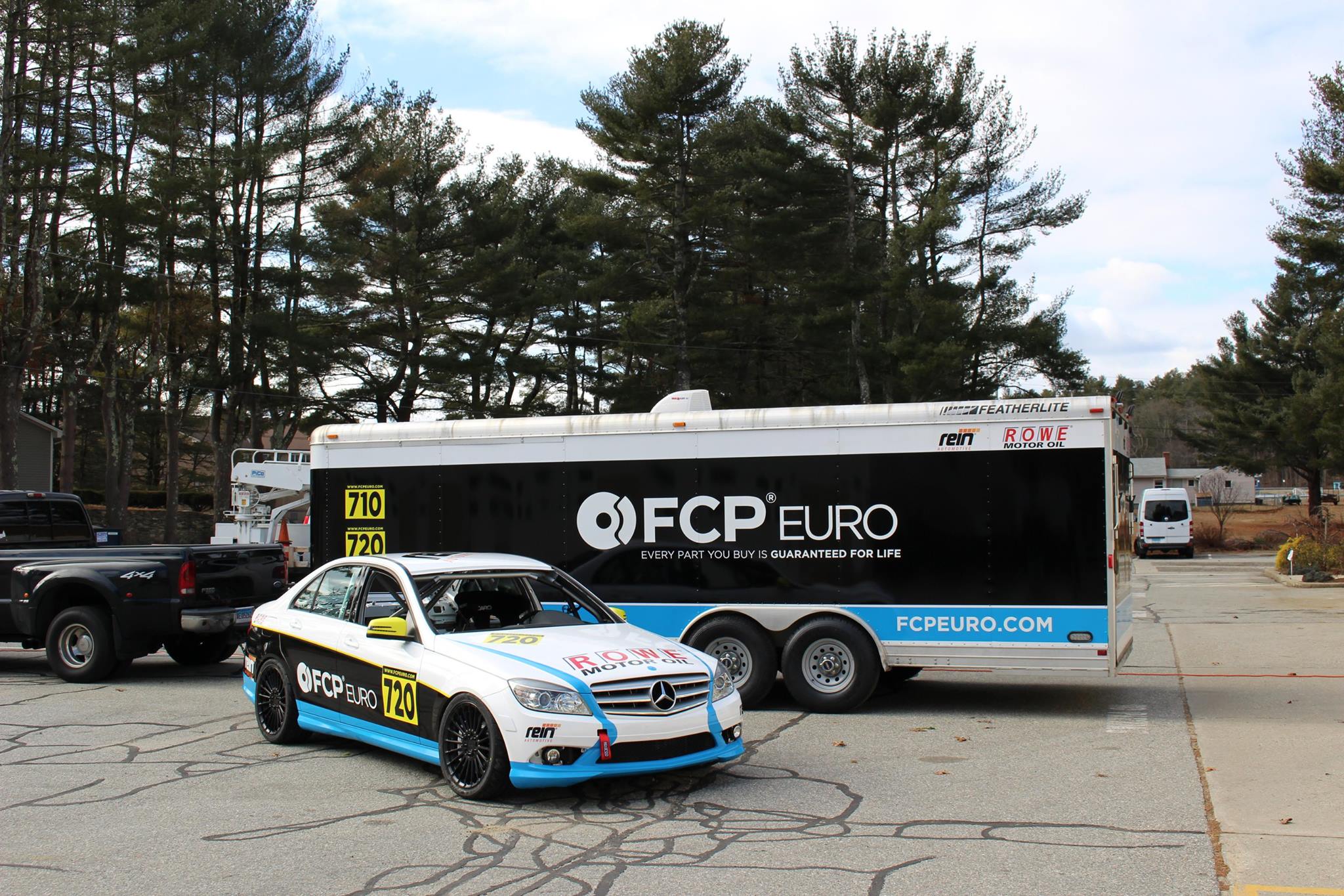 Mercedes C300 Race Car - Wrap, Vinyl, Logos