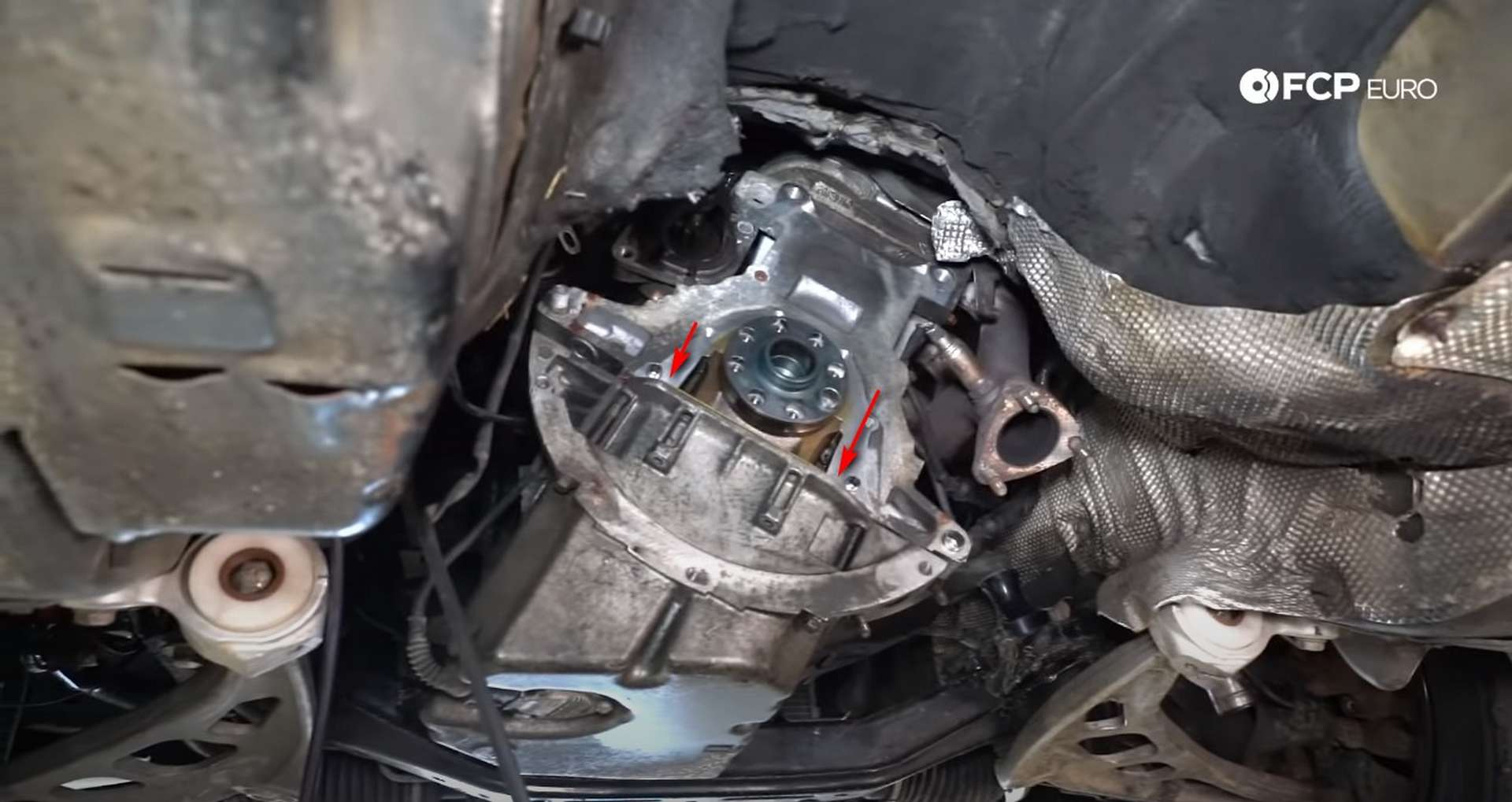 DIY BMW E46 Clutch Replacement sealant installation locations