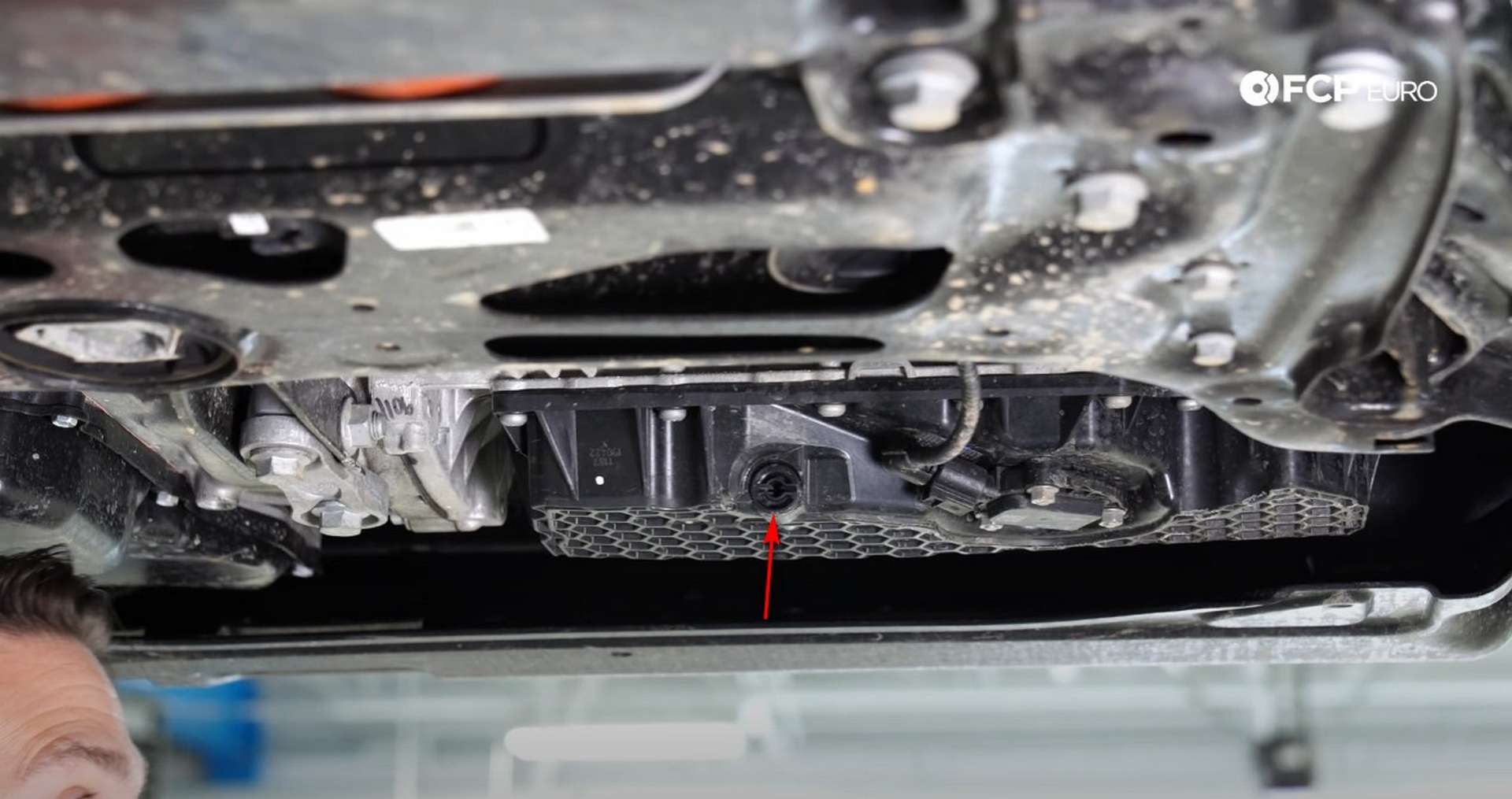 DIY Volkswagen EA888 Oil Change drain plug location