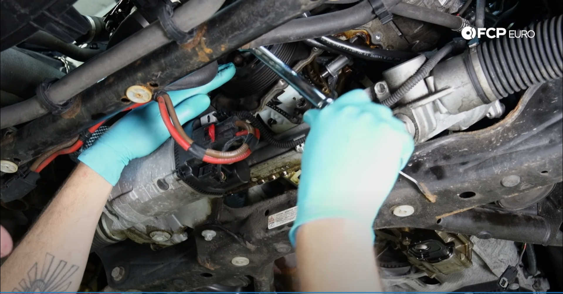 DIY BMW N20 Timing Chain turning the engine over