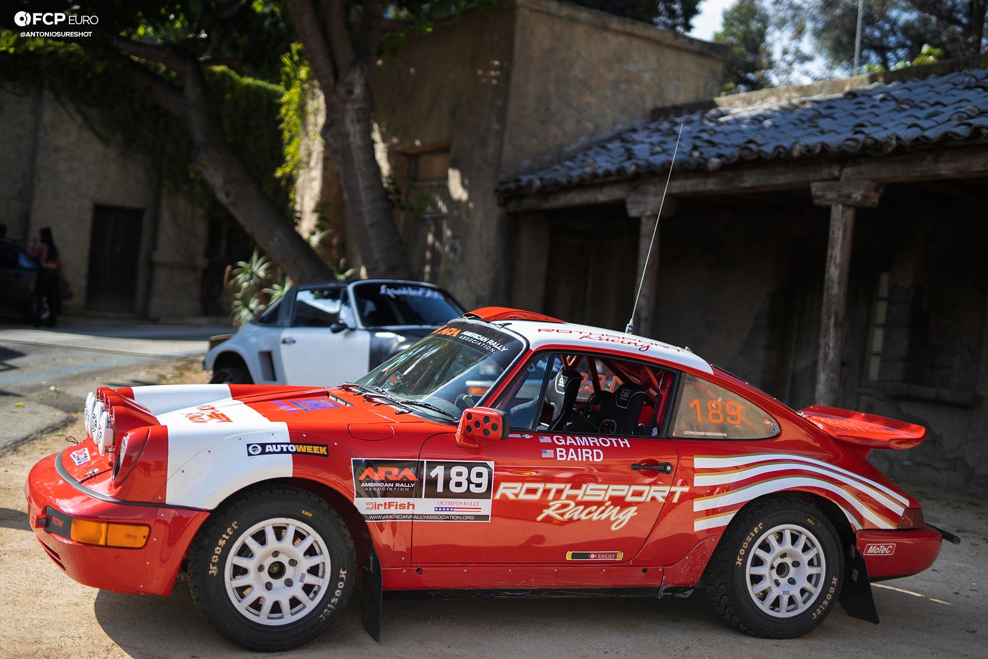 Hoosier Rally tires Safari 964 Rothsport Racing Porsche 911 Rally Car Mexican 1000 Luftgekuhlt Olympus Rally