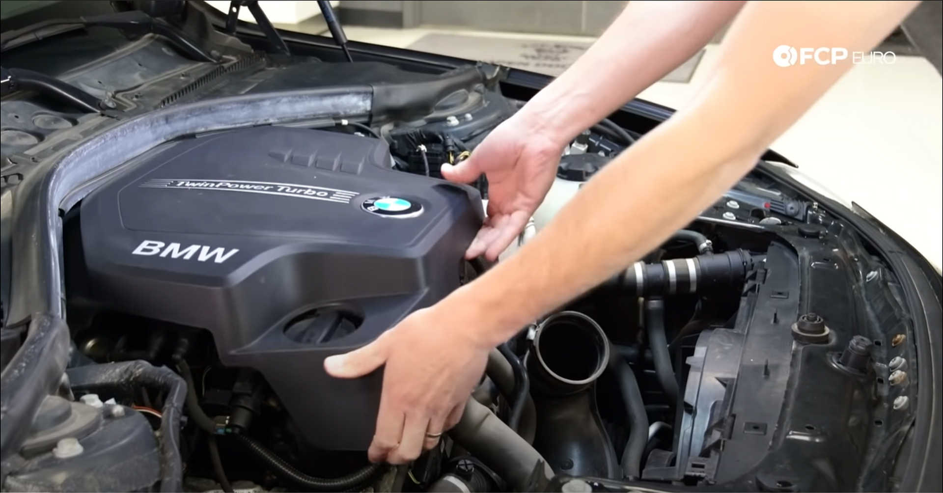 DIY BMW N20 Timing Chain removing the engine cover