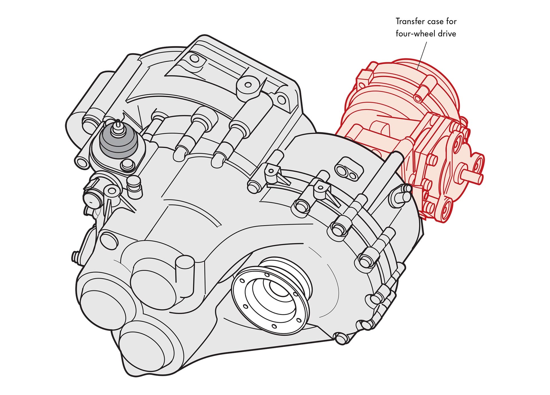 01_VW 02M 4MOTION 6-speed transmission drawing
