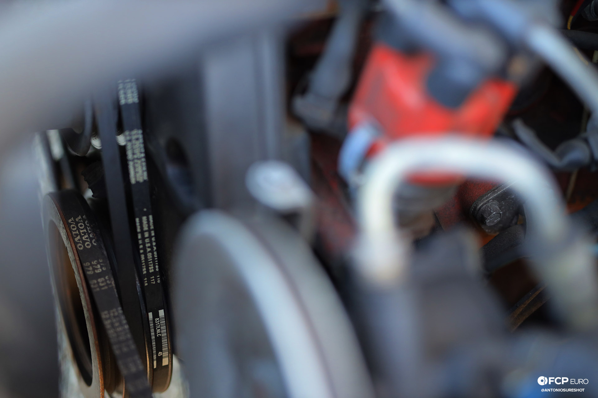 Volvo 245 Wagon Engine Bay