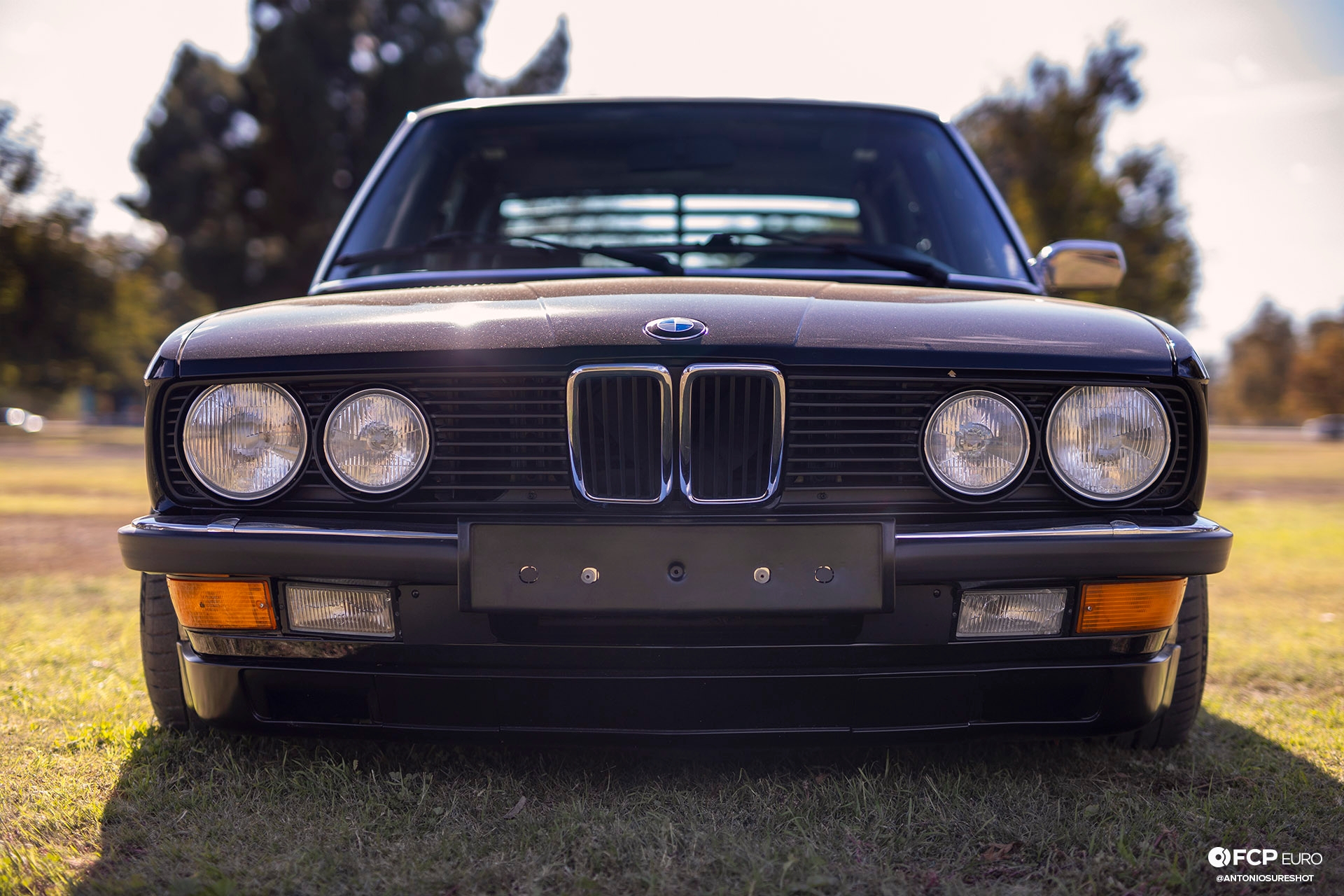 BMW E28 M60B40 V8 Engine Swap 535i Front End Lowered