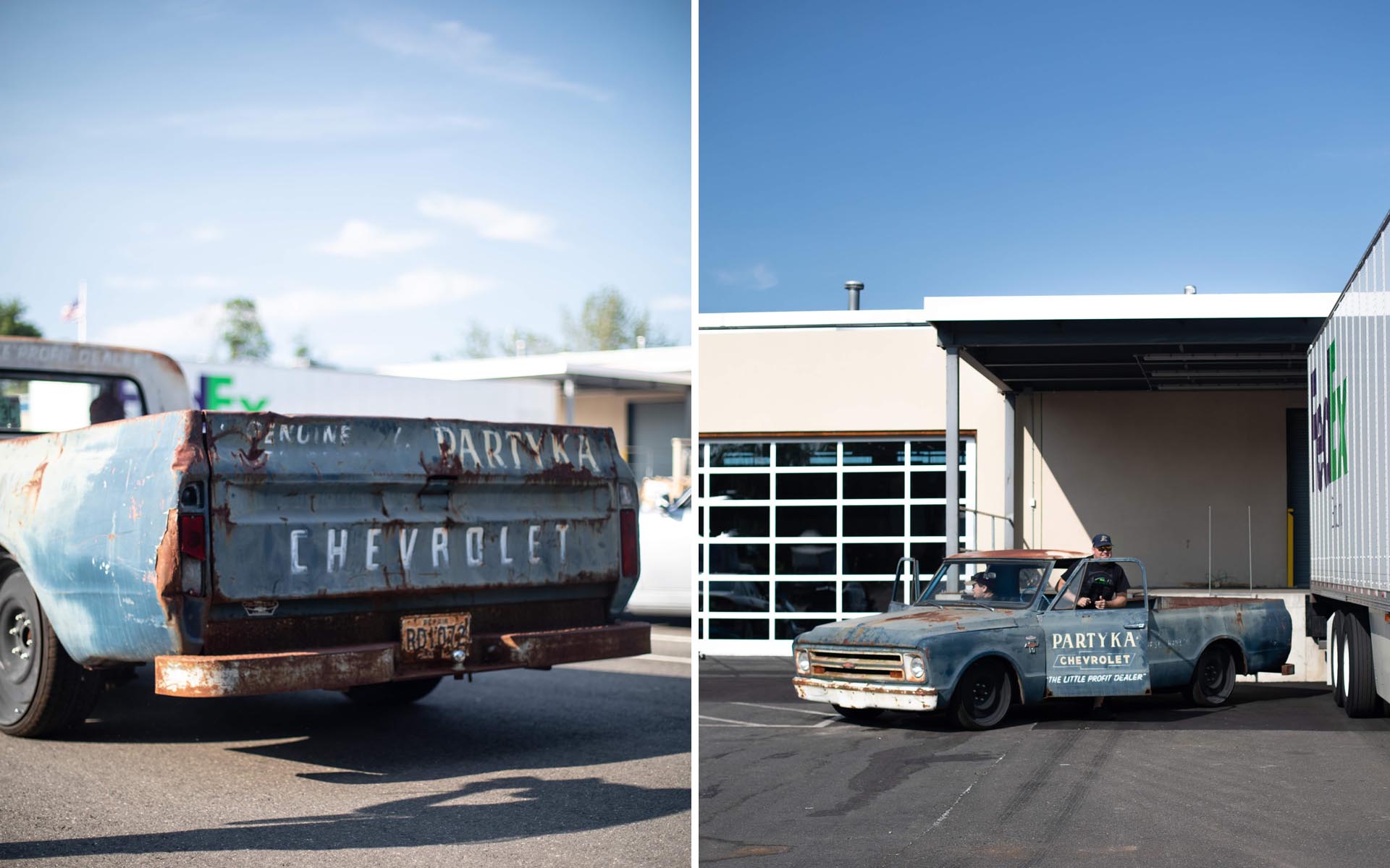 FCP Euro Cars and Coffee Pickup truck