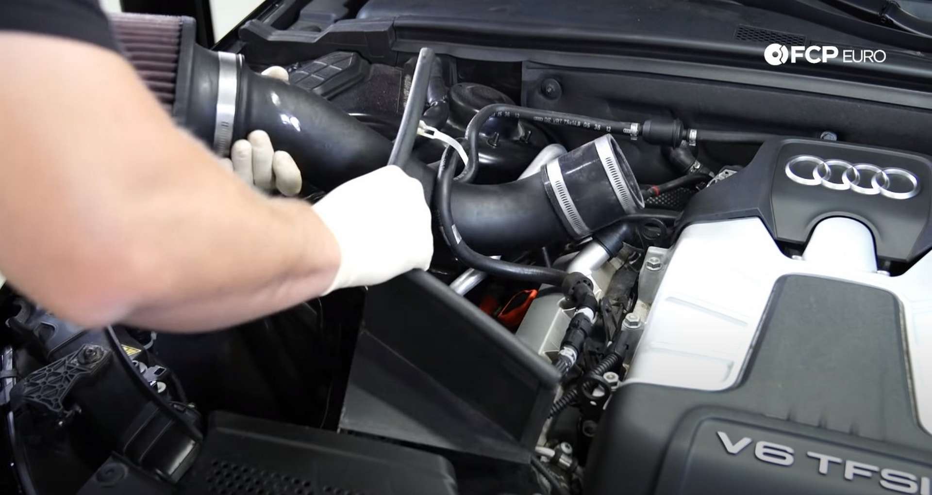 DIY Audi 3.0T PCV/AOS Replacement removing the intake assembly