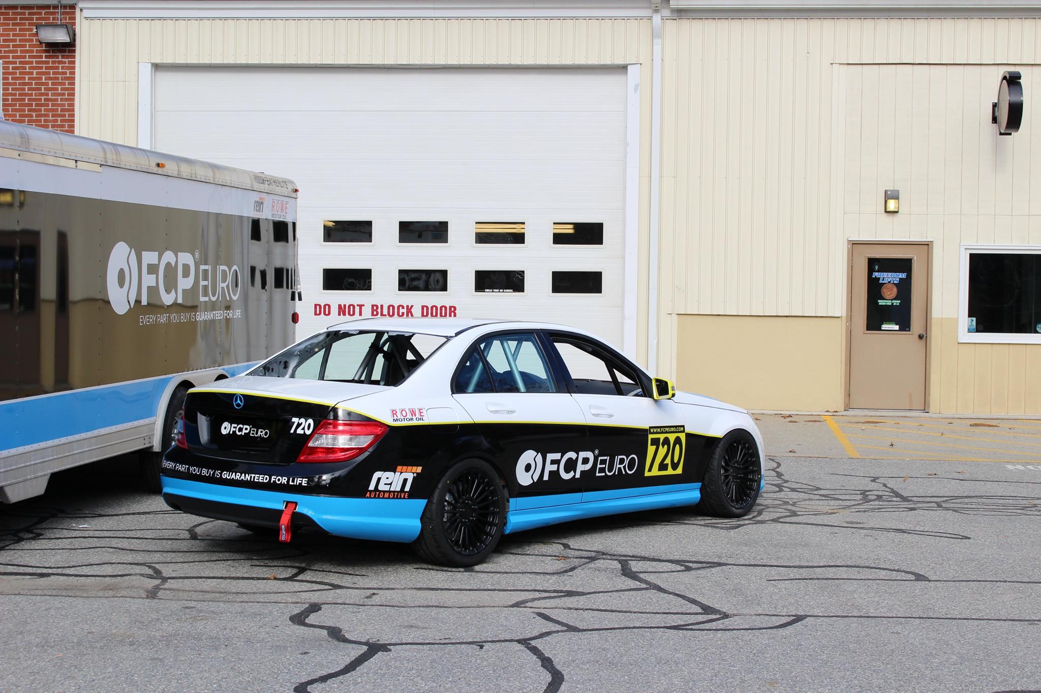 Mercedes C300 Race Car - Wrap, Vinyl, Logos