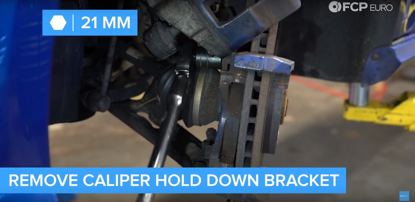 VW DIY Brake Job Hold Down Bracket Removal