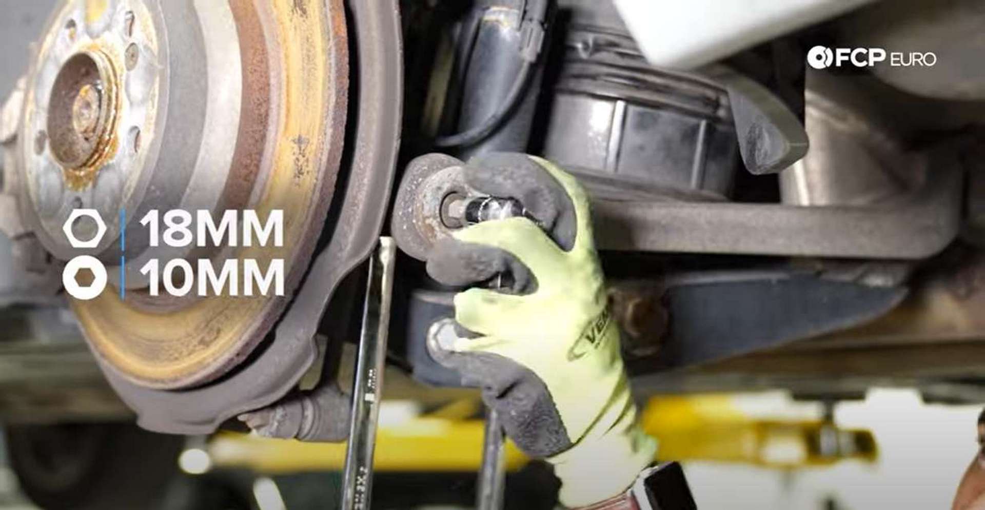 DIY Mercedes AIRMATIC Spring Replacement removing the toe control arm bolt