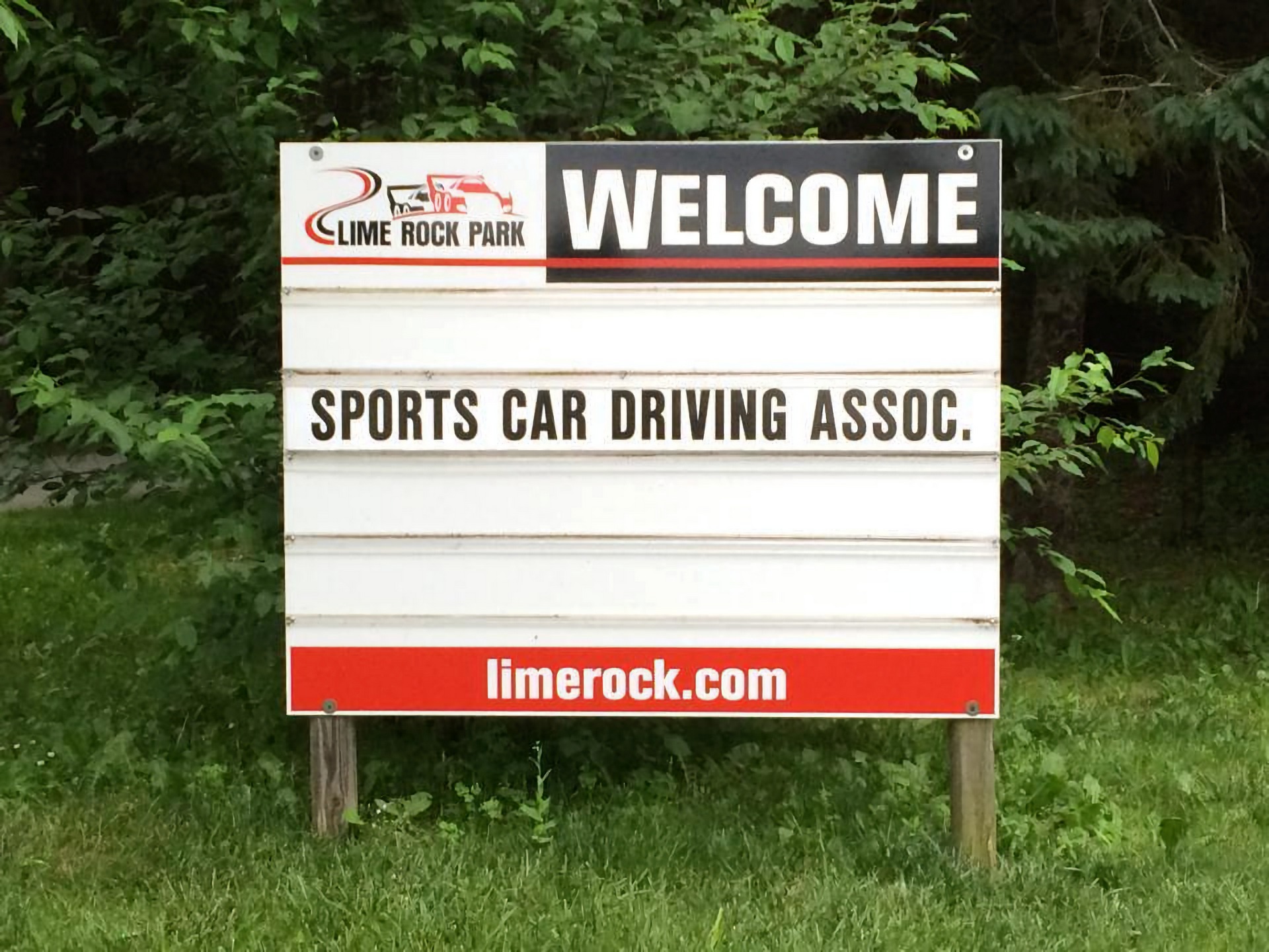 FCP Euro SCDA Lime Rock Park Sign