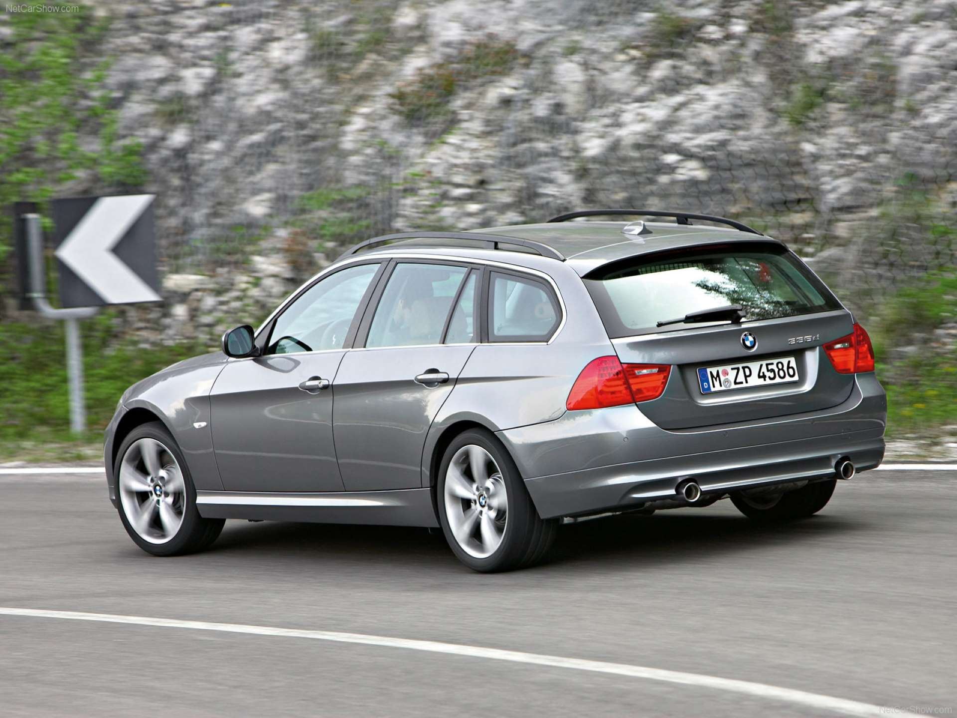 Best RWD Cars under 25K BMW E91 rear three-quarter]