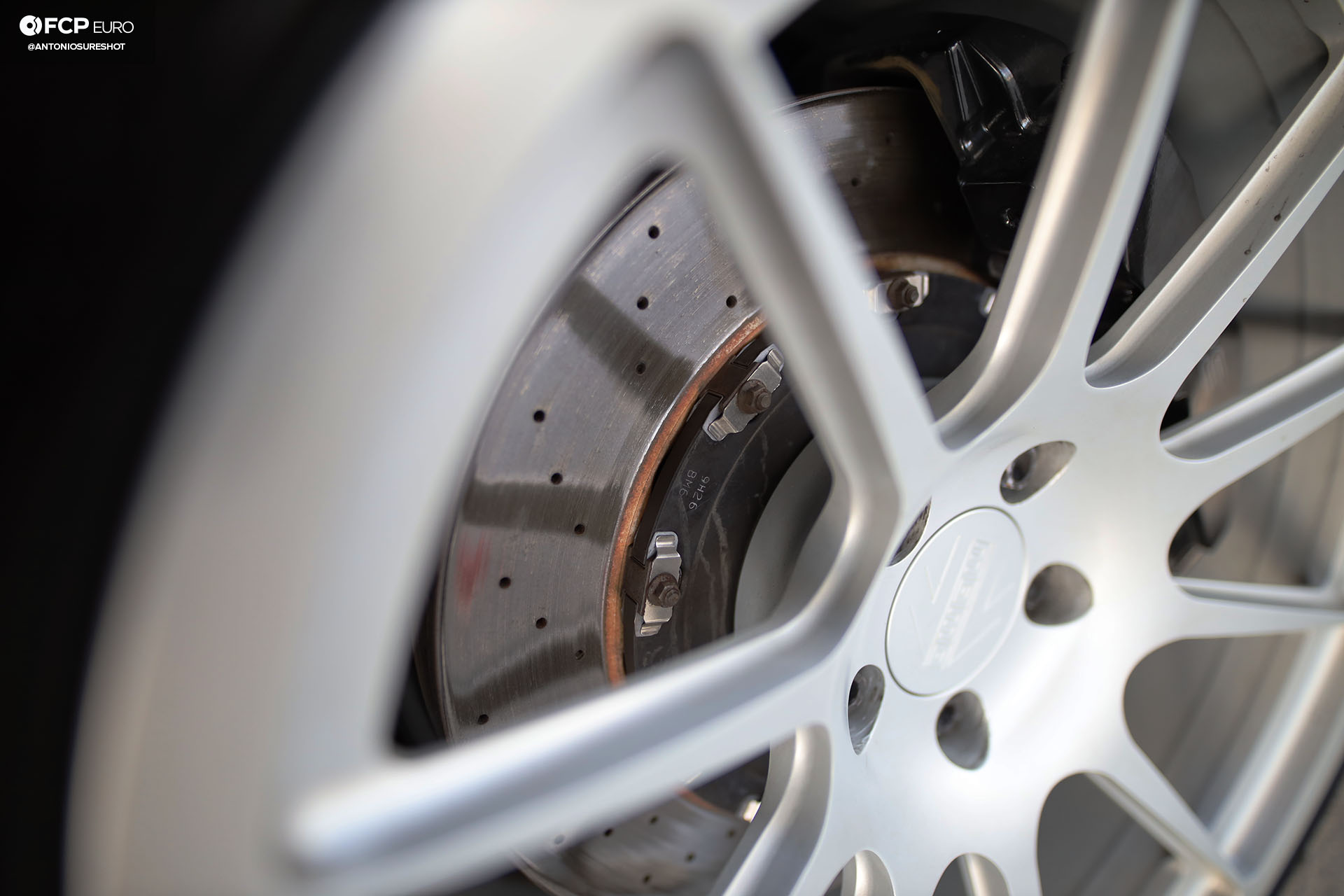 B7 Audi RS4 Cross Drilled floating brake rotors