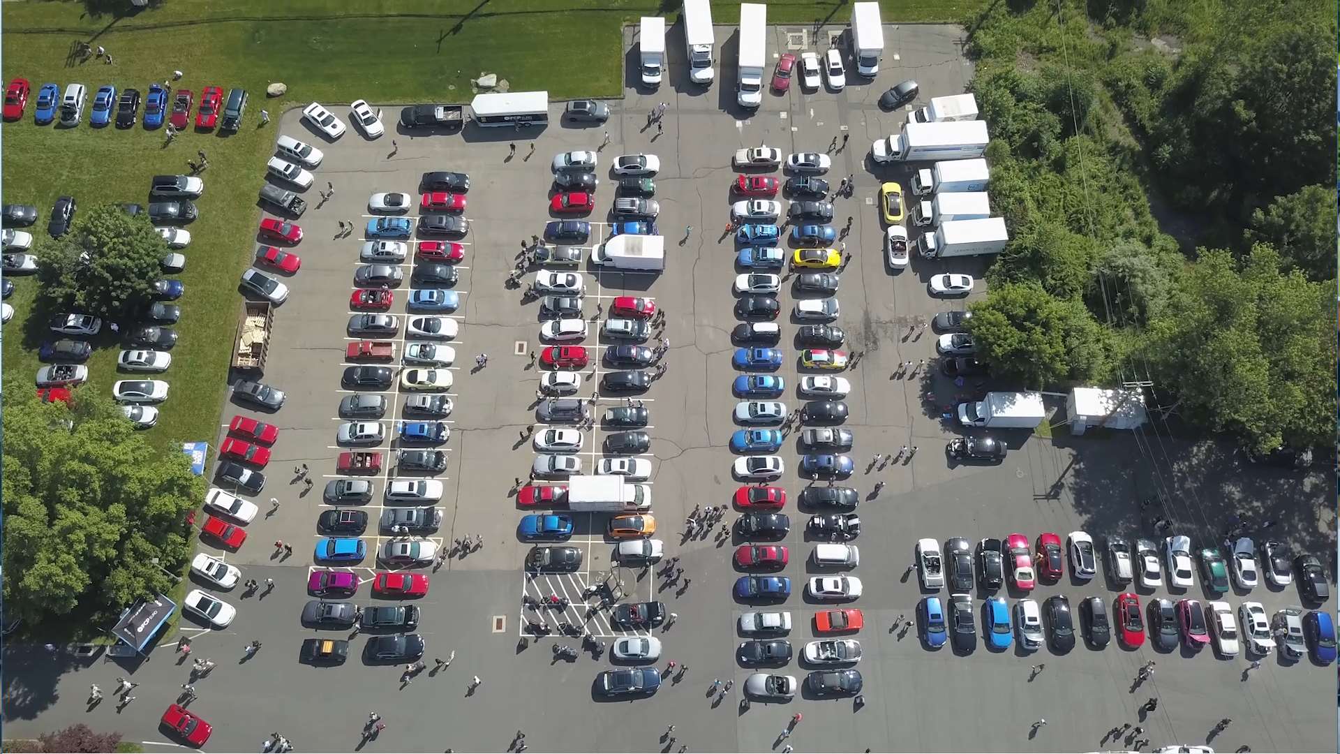 FCP Euro Cars and Coffee Lot Drone