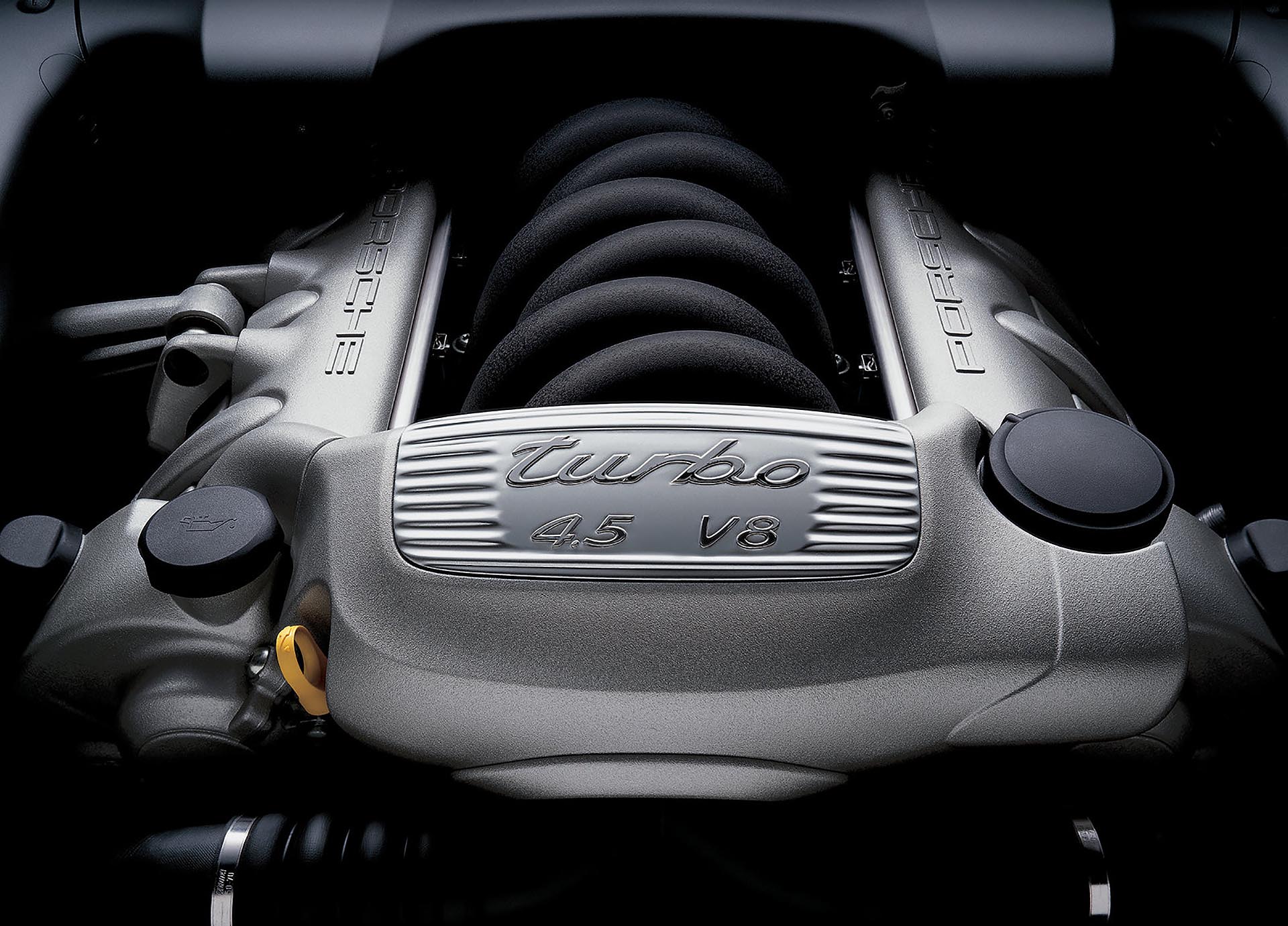 03_Porsche 955 Cayenne Turbo Engine bay