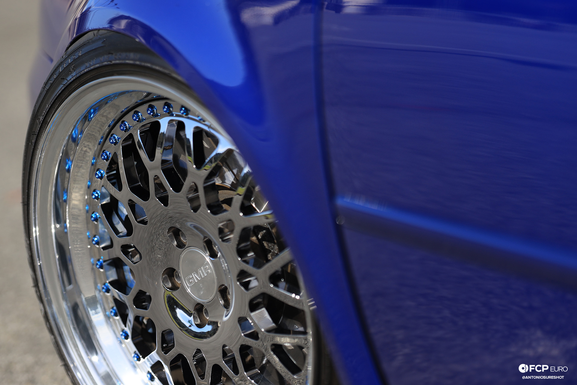 MK4 Volkswagen Golf R32 Deep Blue Pearl Air Ride Wheels