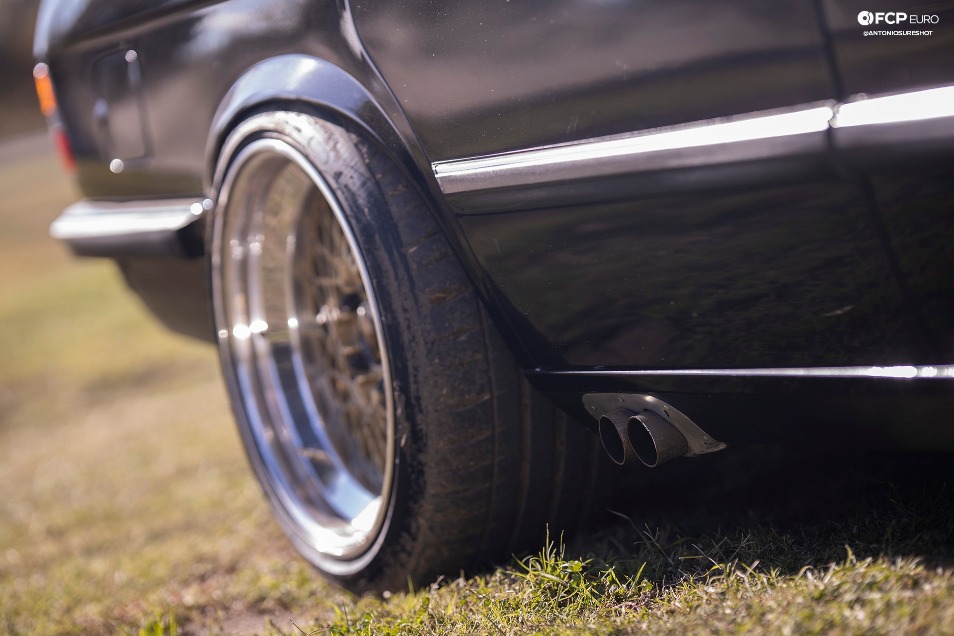 BMW E28 M60B40 V8 Engine Swap 535i BBS Wheels Lowered