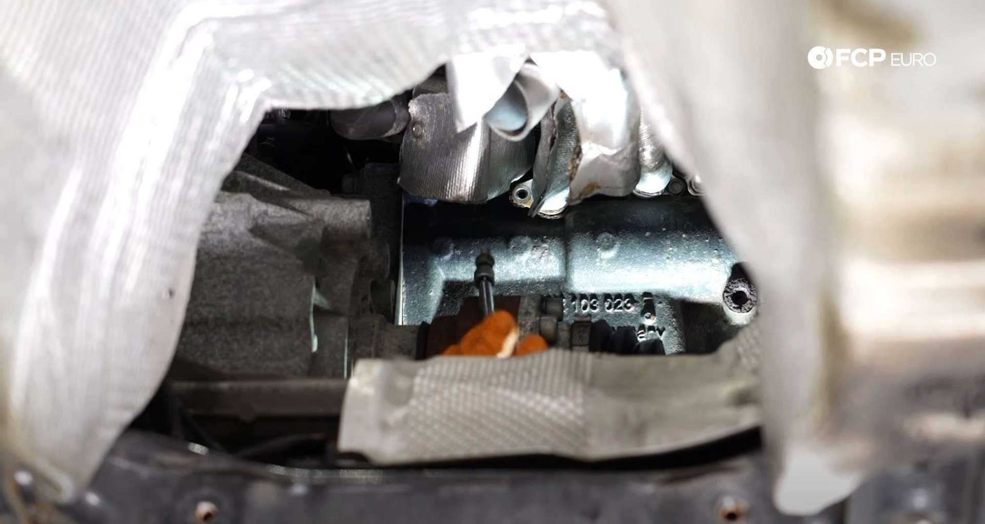DIY MK7 VW GTI Turbocharger Upgrade oil return line location