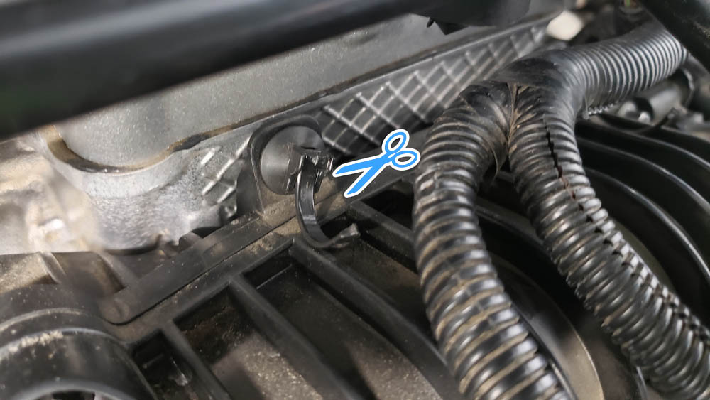 Volvo V60 P3 Water Pump Replacement Cable Ties