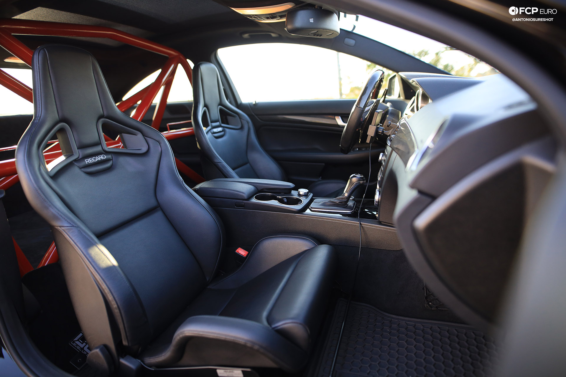 Weistec Supercharged Mercedes-AMG C63 Liberty Walk Recaro Seats