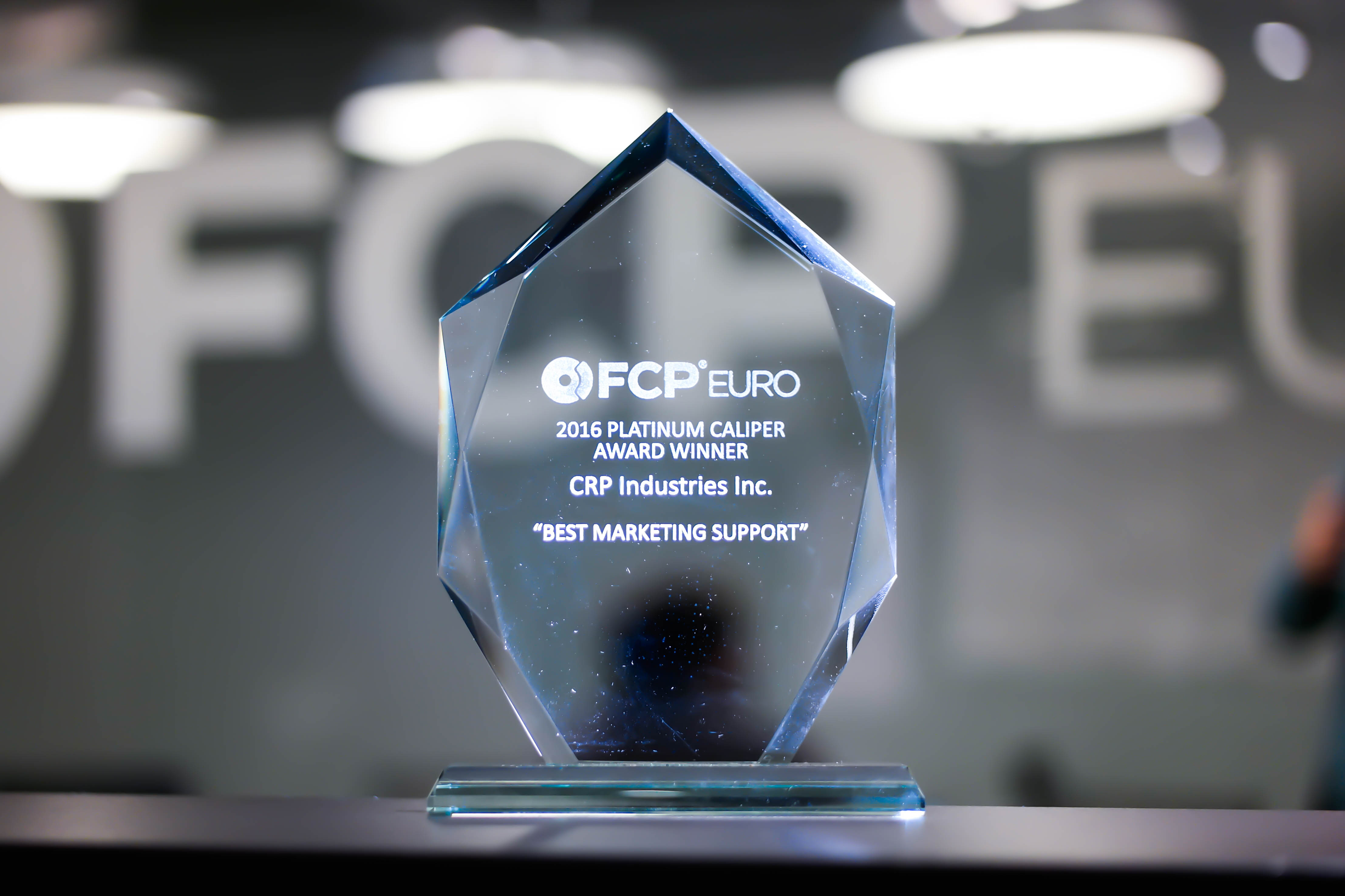 FCP Euro Vendor Award CRP Industries, Inc.