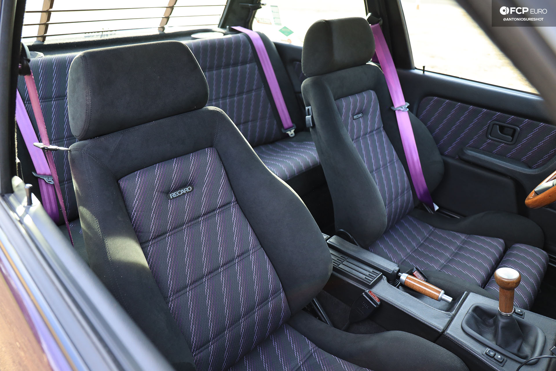 CAtuned Daytona Violet E30 BMW Interior