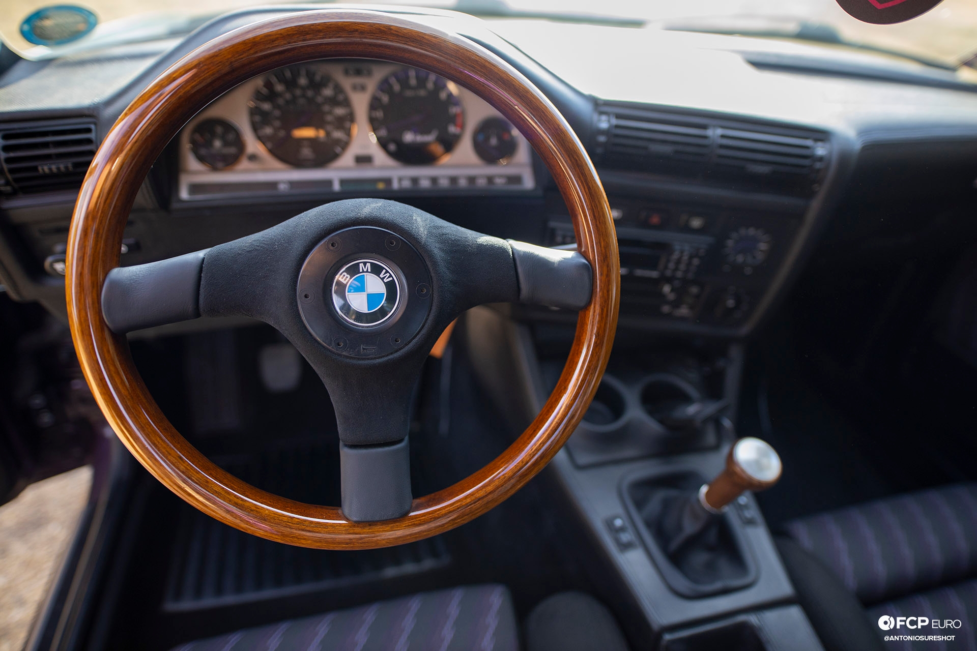 CAtuned Daytona Violet E30 BMW Nardi Steering Wheel
