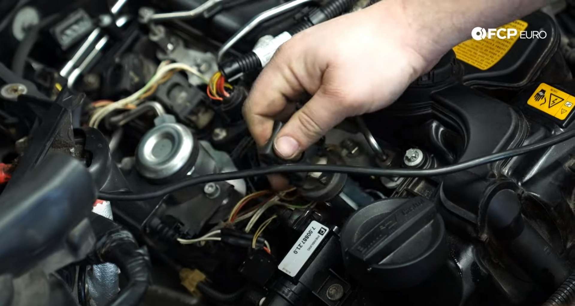 DIY BMW F30 Ignition Service removing the ignition coil