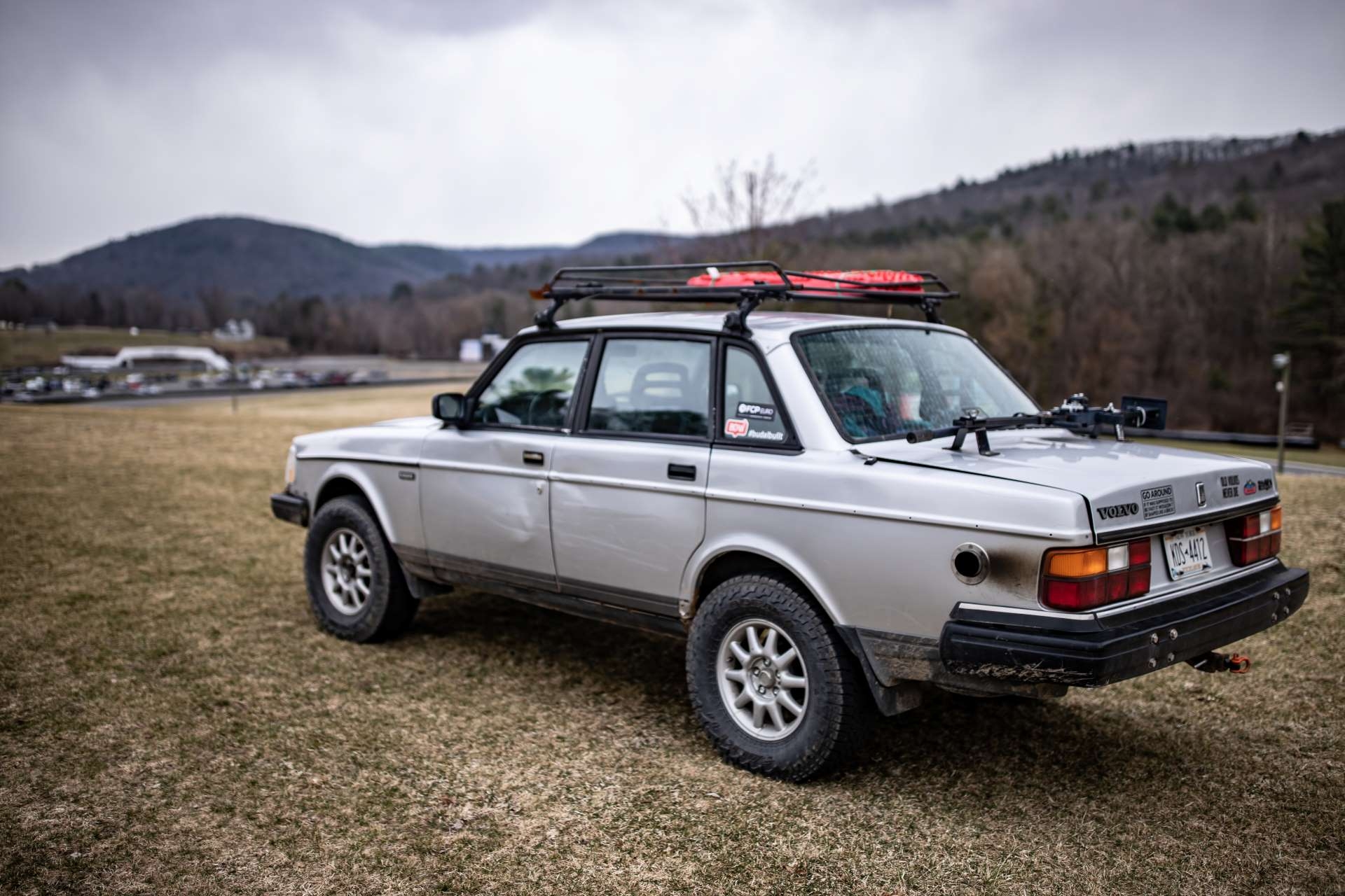 Lifted 1992 Volvo 240 Off-Road Lime Rock Park