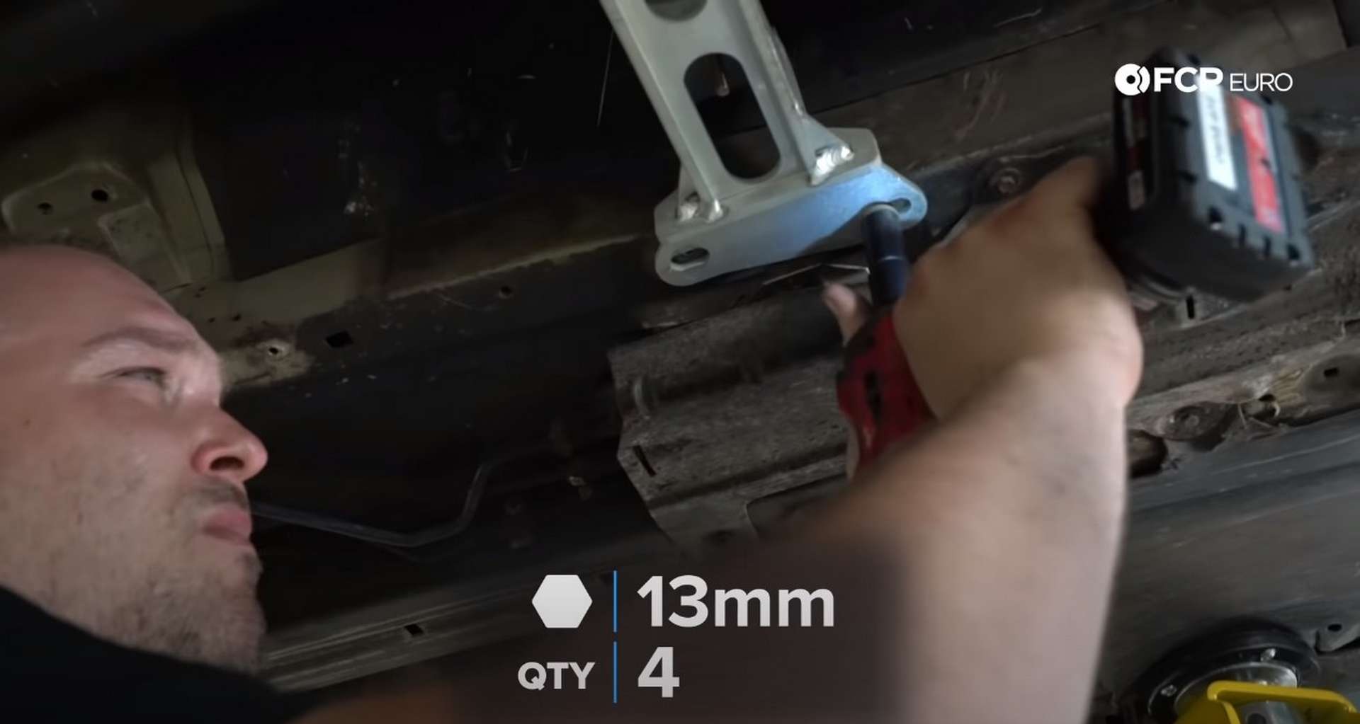 DIY BMW E46 Clutch Replacement removing the transmission crossmember