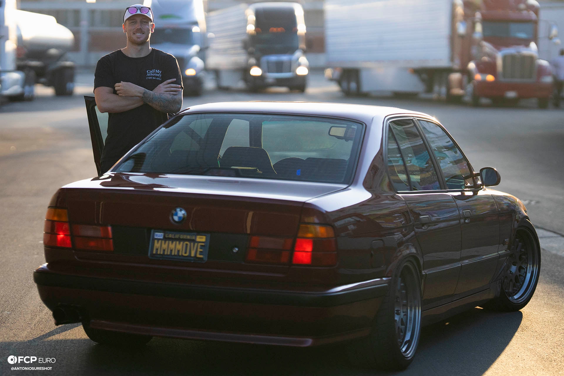 E34 BMW 540i M-Sport Rotiform Ground Control Eibach Koni Jason Grace