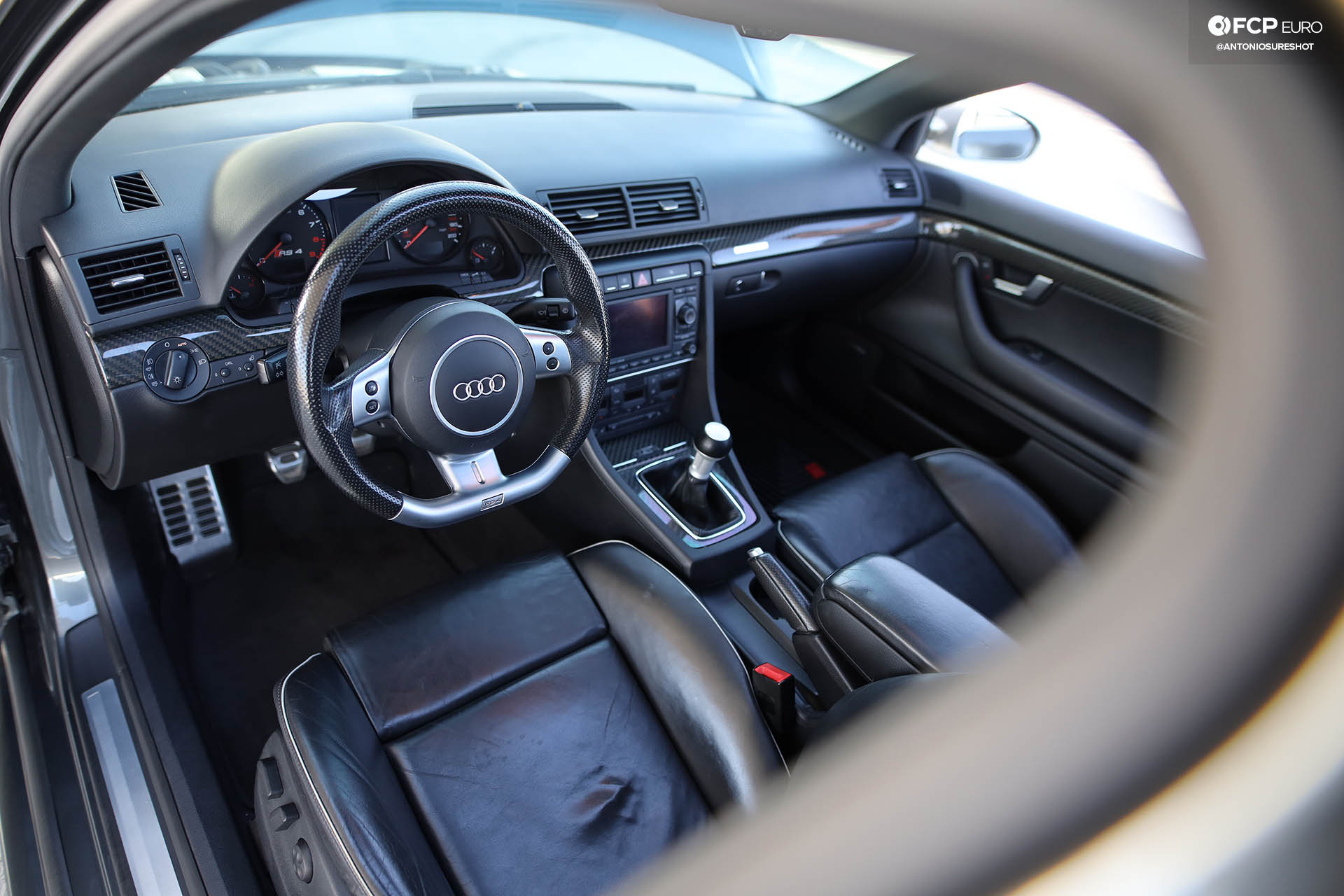 B7 Audi RS4 interior shot