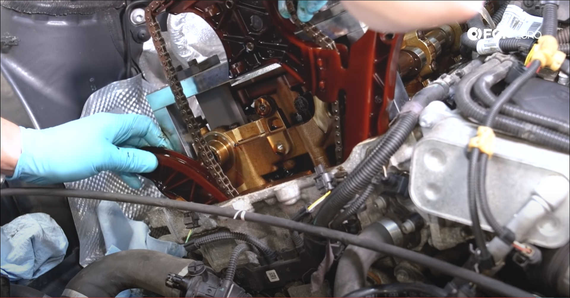DIY BMW N20 Timing Chain removing the timing chain assembly