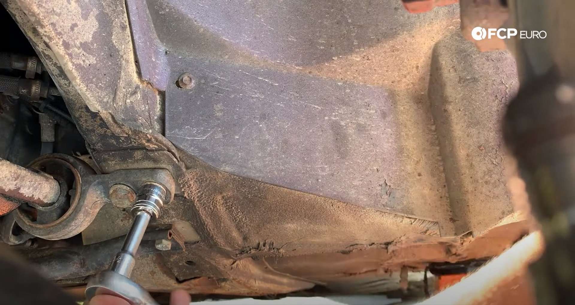 DIY BMW E36 Control Arm and Bushings removing the rear lollipop bushing