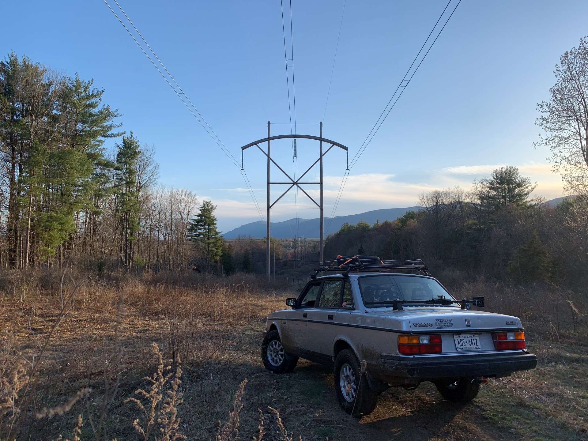 Lifted 1992 Volvo 240 On Trail