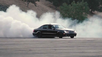 Watching A Mercedes-Benz E55 AMG Shred Tires Is The Best Thing You'll Do Today
