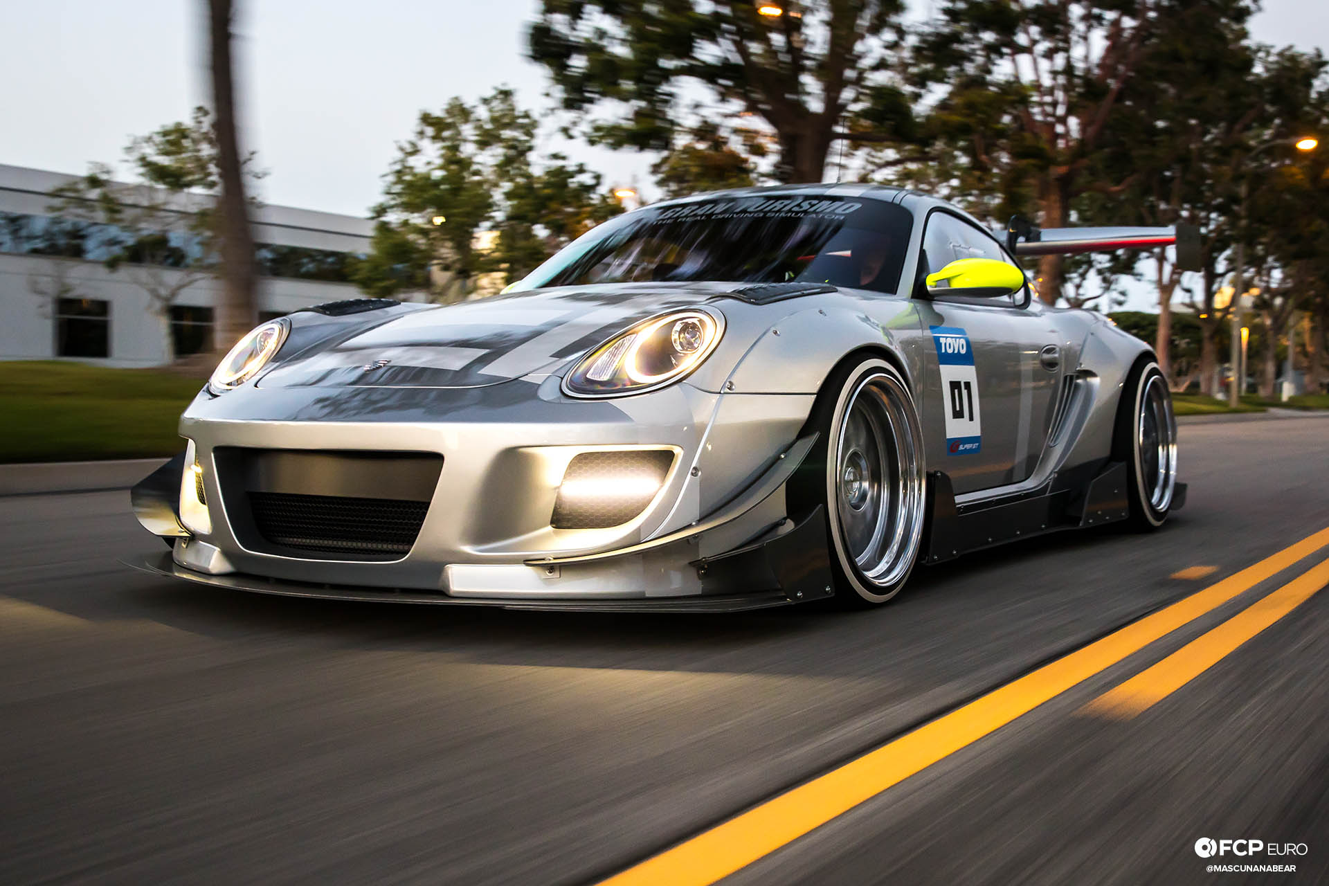 Pandem Widebody Porsche Cayman S Toyo Tires Moton Suspension Work Meister Tarett Brembo Voltex Recaro Dionne Mascunana 
