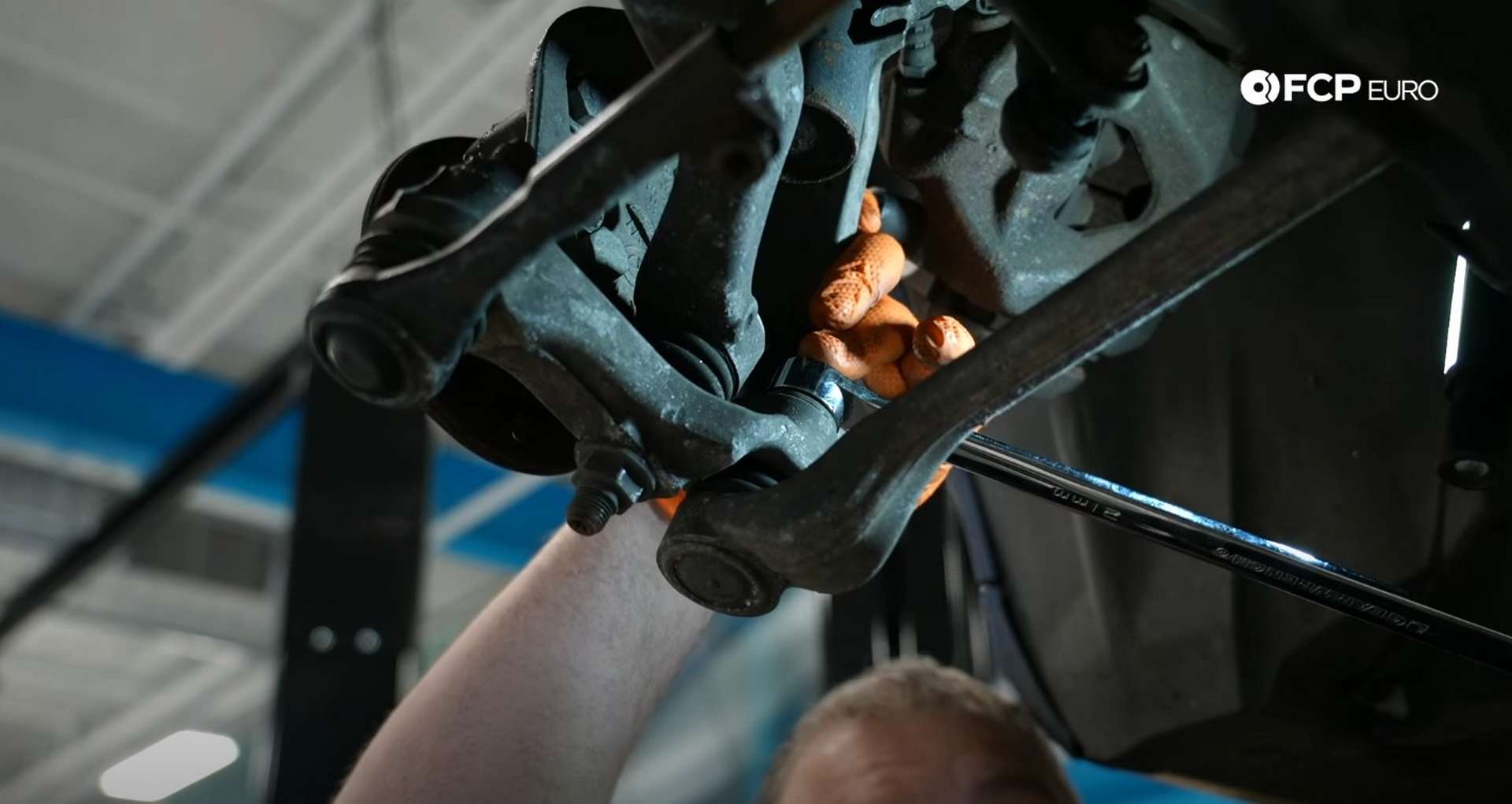 DIY BMW E90 Steering Knuckle Replacement control arm nuts