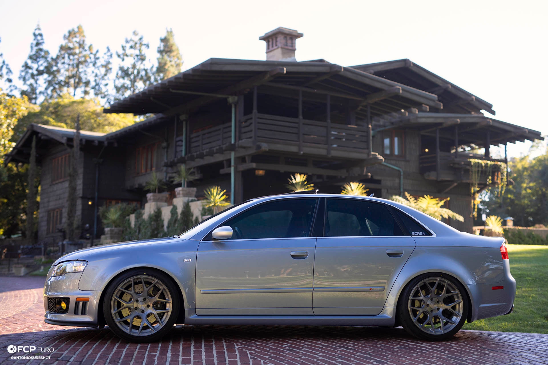 B7 Audi RS4 H&R coilovers AG Wheels Gamble House Tatosian