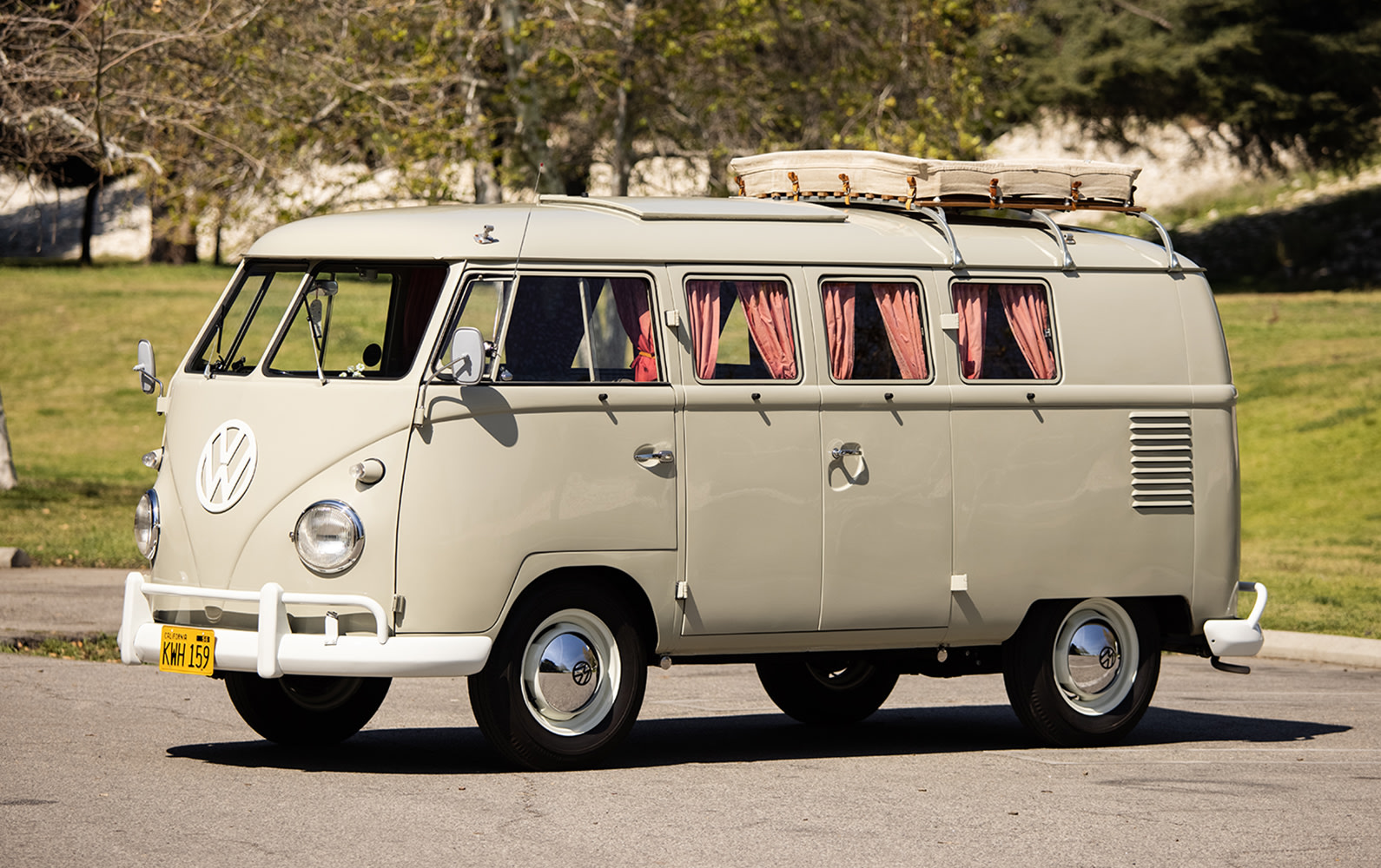 2021 Auction Finds VW Type 2 Westfalia Camper front three-quarter