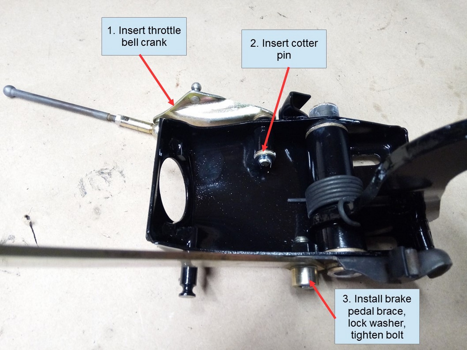 Porsche 911 Pedal Cluster Rebuild 24