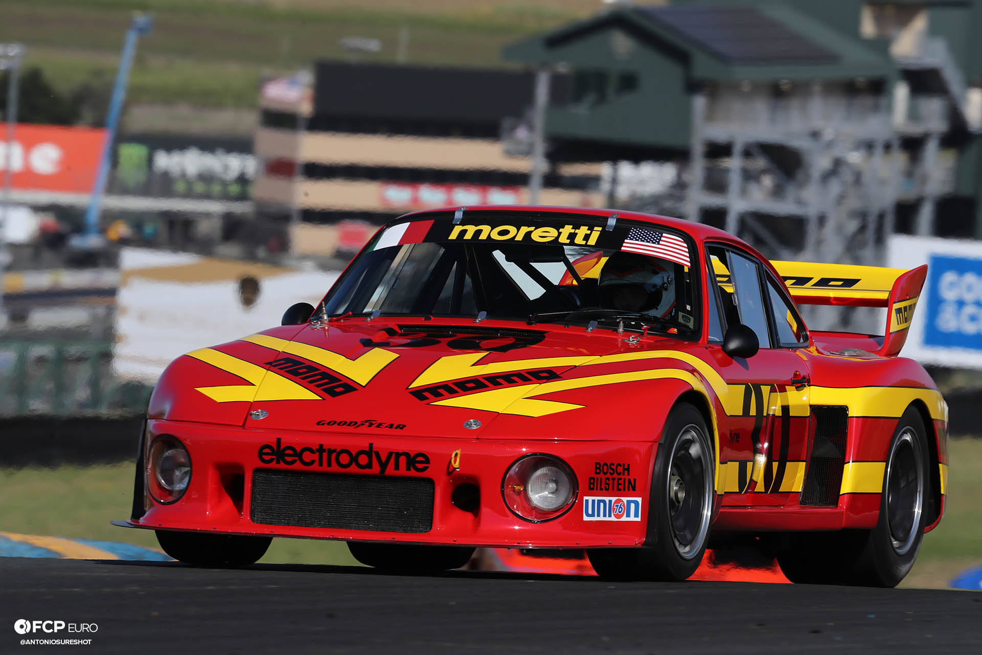 Momo Porsche 935 Alan Terpins Gianpiero Moretti Luftgekuhlt BBS Wheels Sonoma Speed Festival Antonio Alvendia