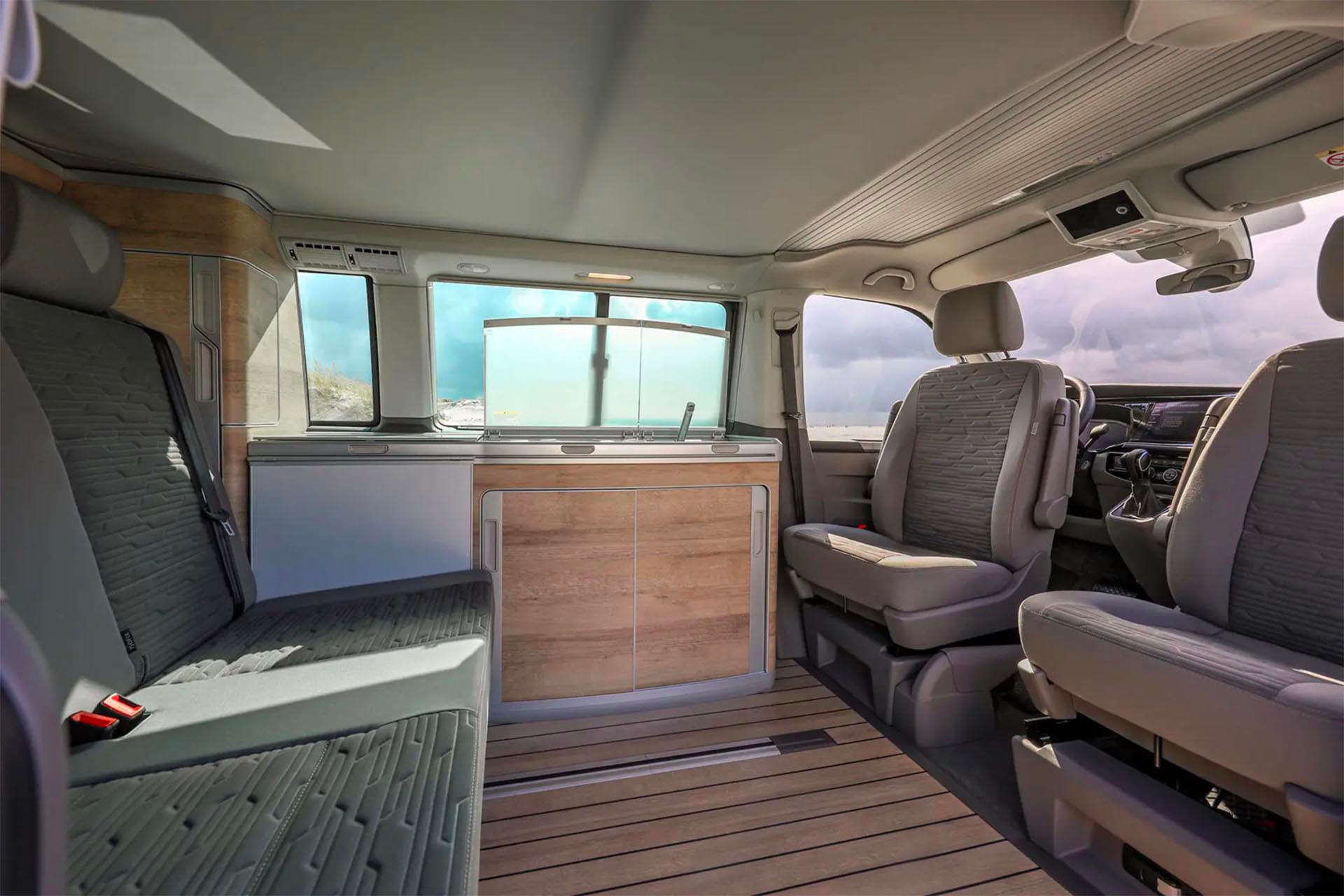 Volkswagen California 6.1 Camper Van interior