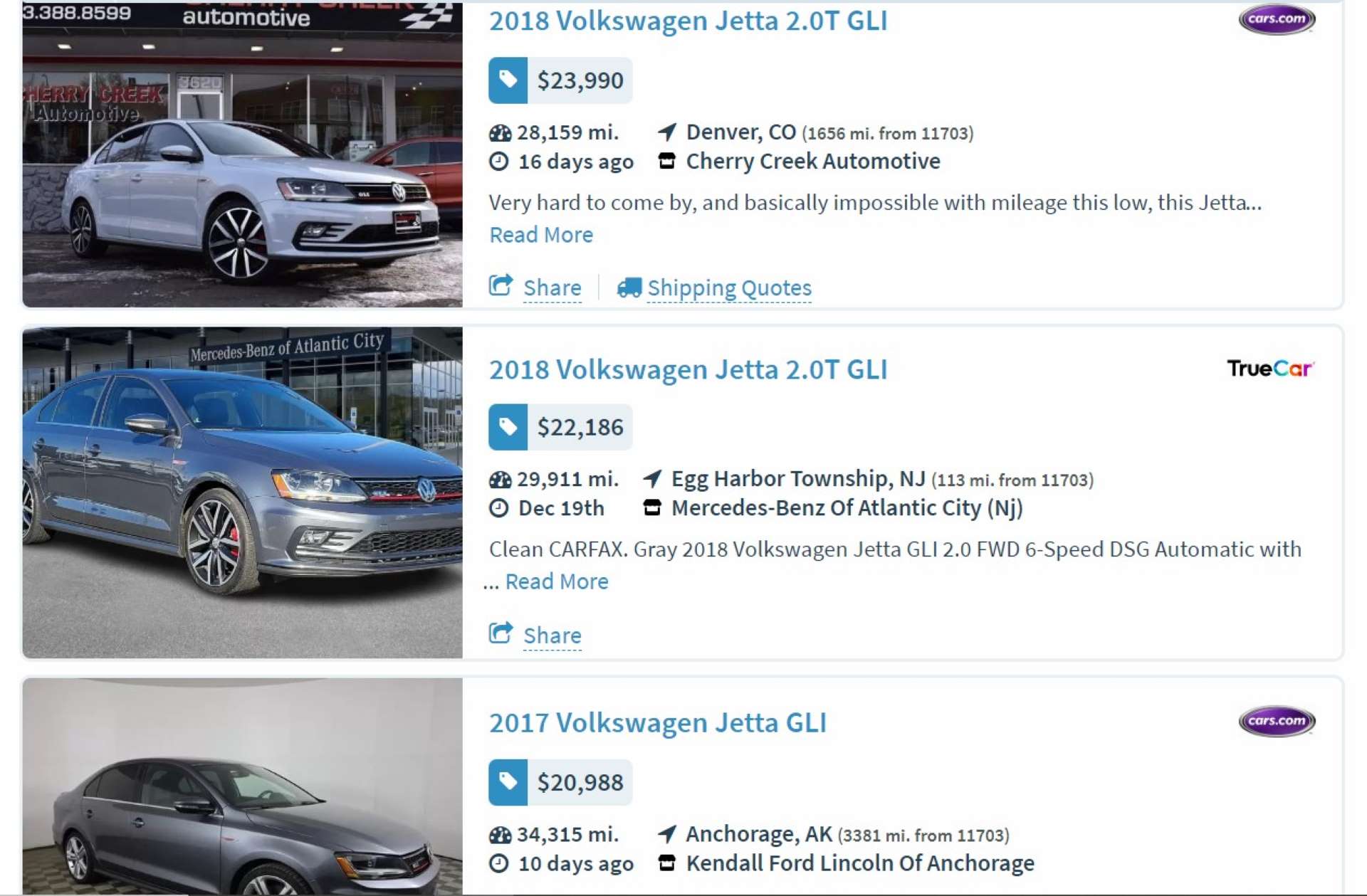 Mk6 Jetta GLI Pricing