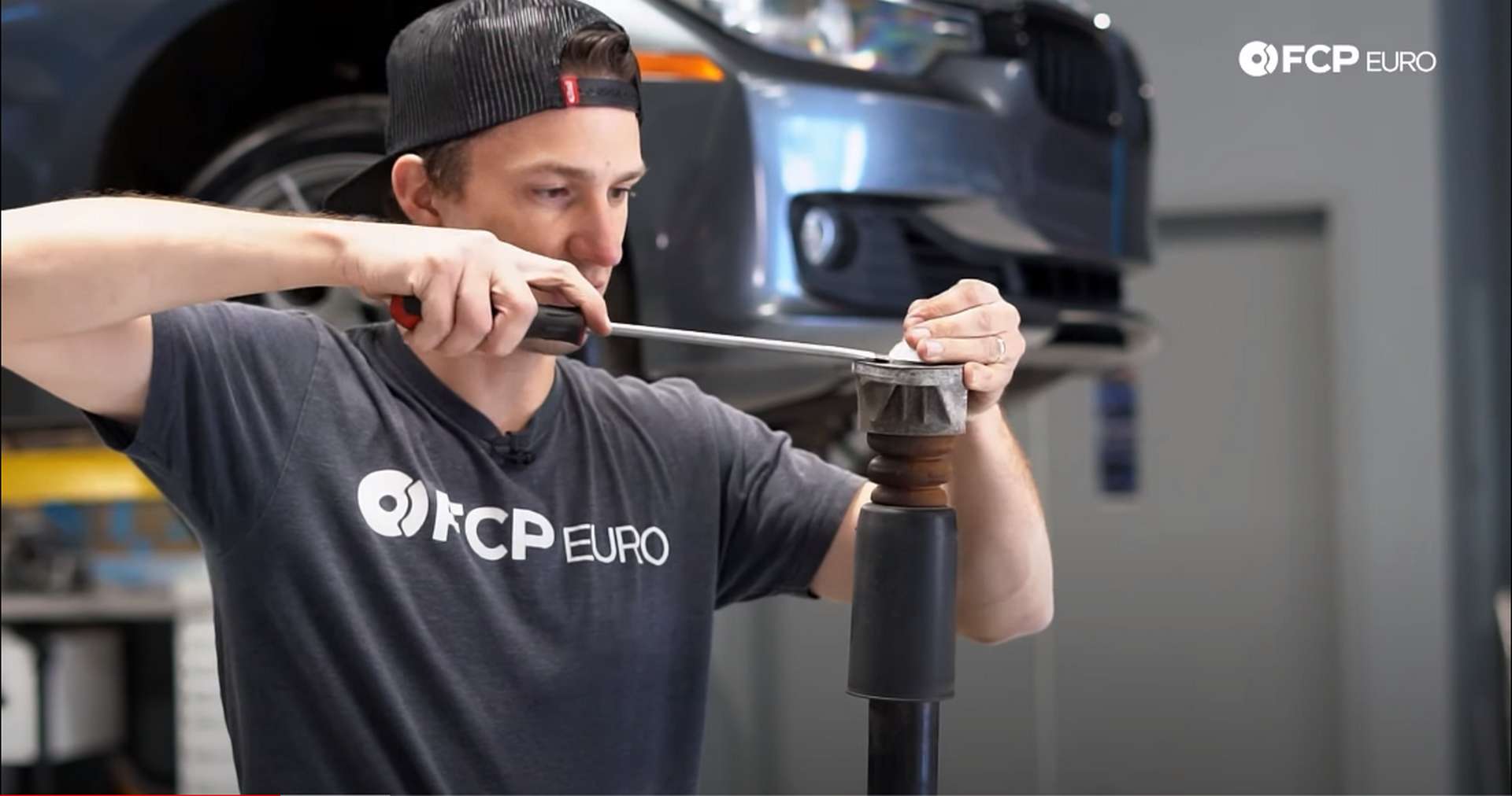 DIY BMW F30 Coilovers cap removal