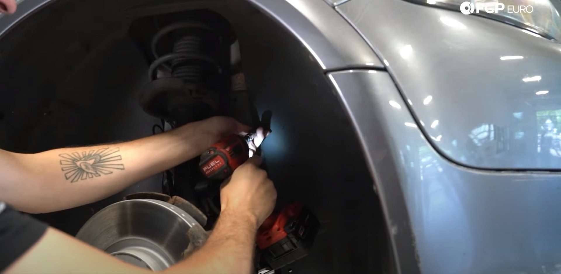 DIY Volvo Alternator and Serpentine Belt Replacement removing the plastic nuts
