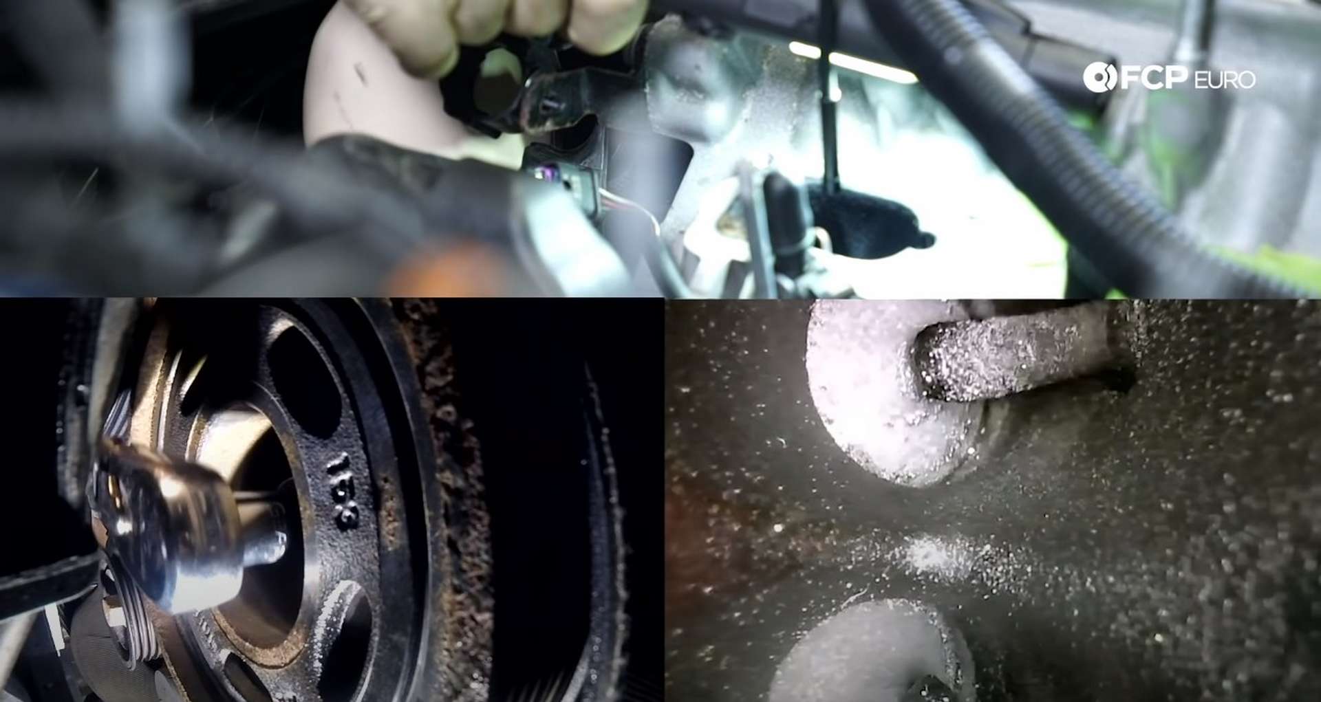 DIY Audi 3.0t Walnut Blasting Intake Valves unbolting the last intake manifold